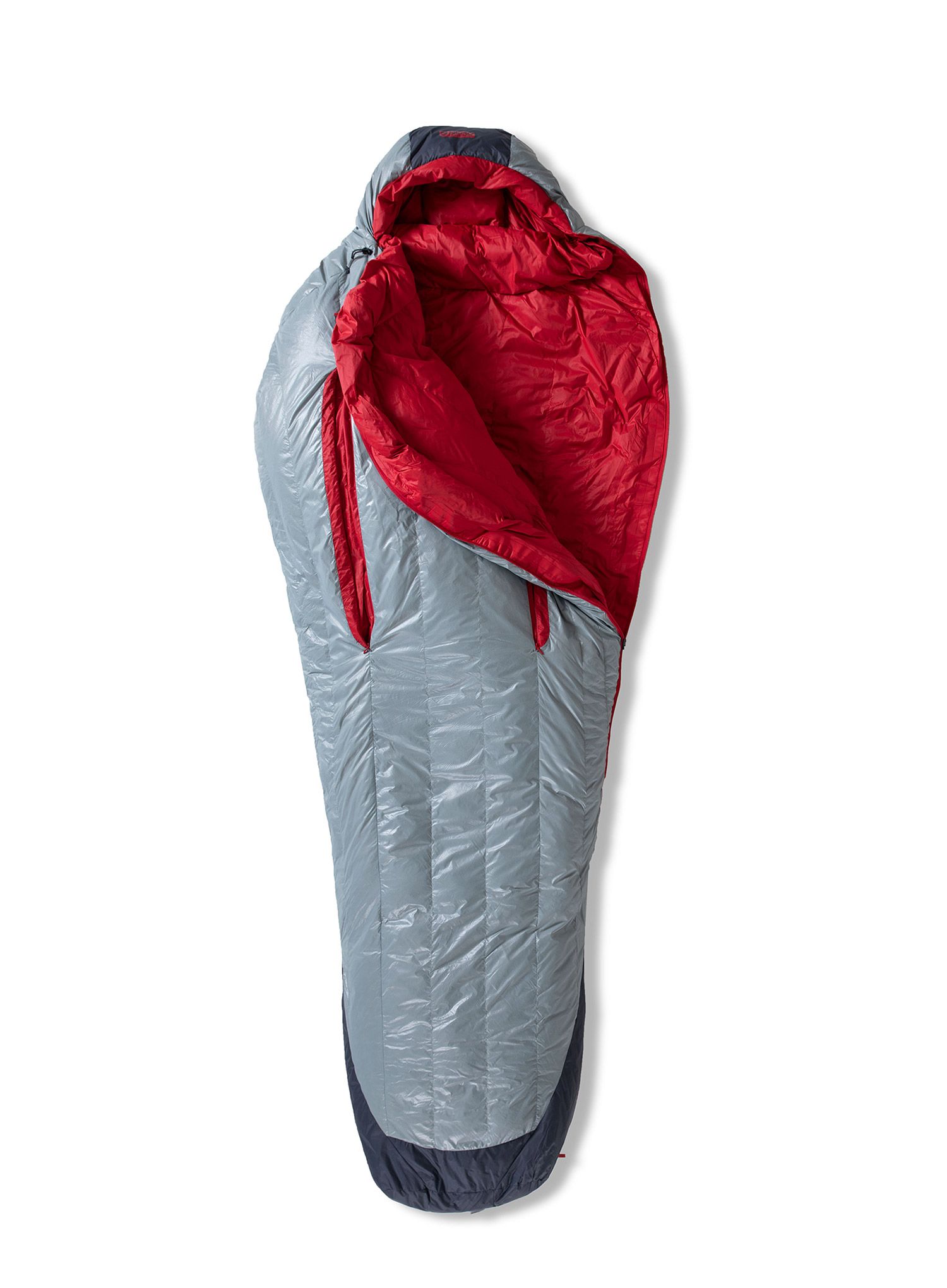 Péřový spacák Nemo Kayu 15 (183 cm) - titanium/stoke