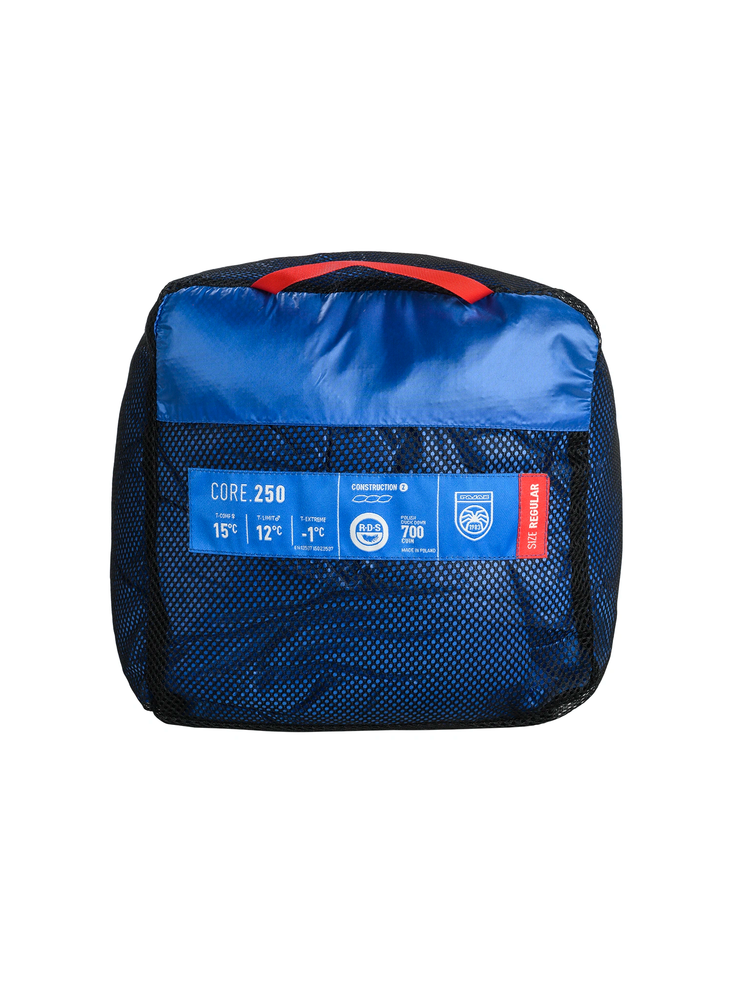 Péřový spacák Pajak Core 250 Sleeping Bag Duck (205 cm) - blue