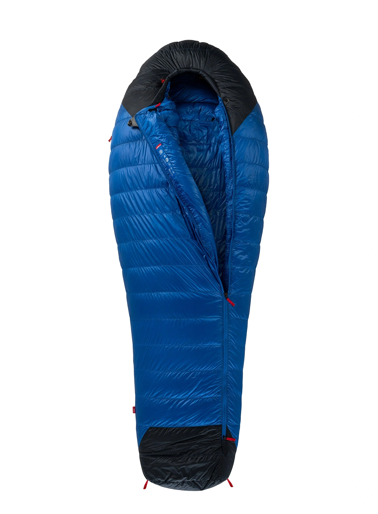 Péřový spacák Pajak Core 750 Sleeping Bag Duck Short (165 cm) - blue