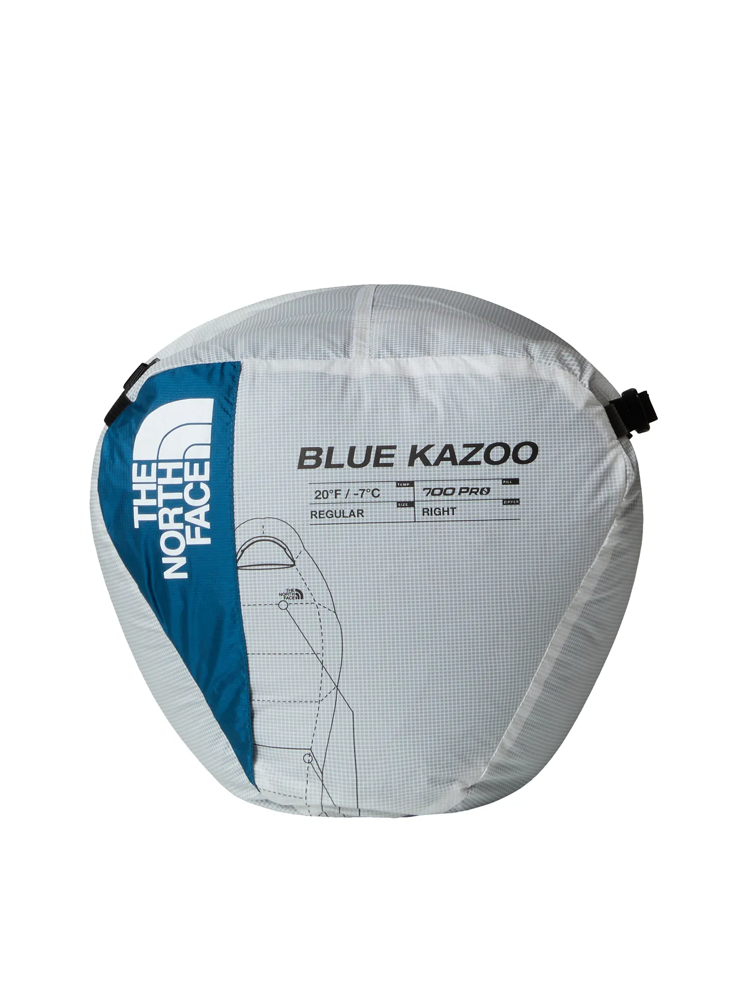 Péřový spacák The North Face Blue Kazoo (168 cm) - banff blue/banff blue