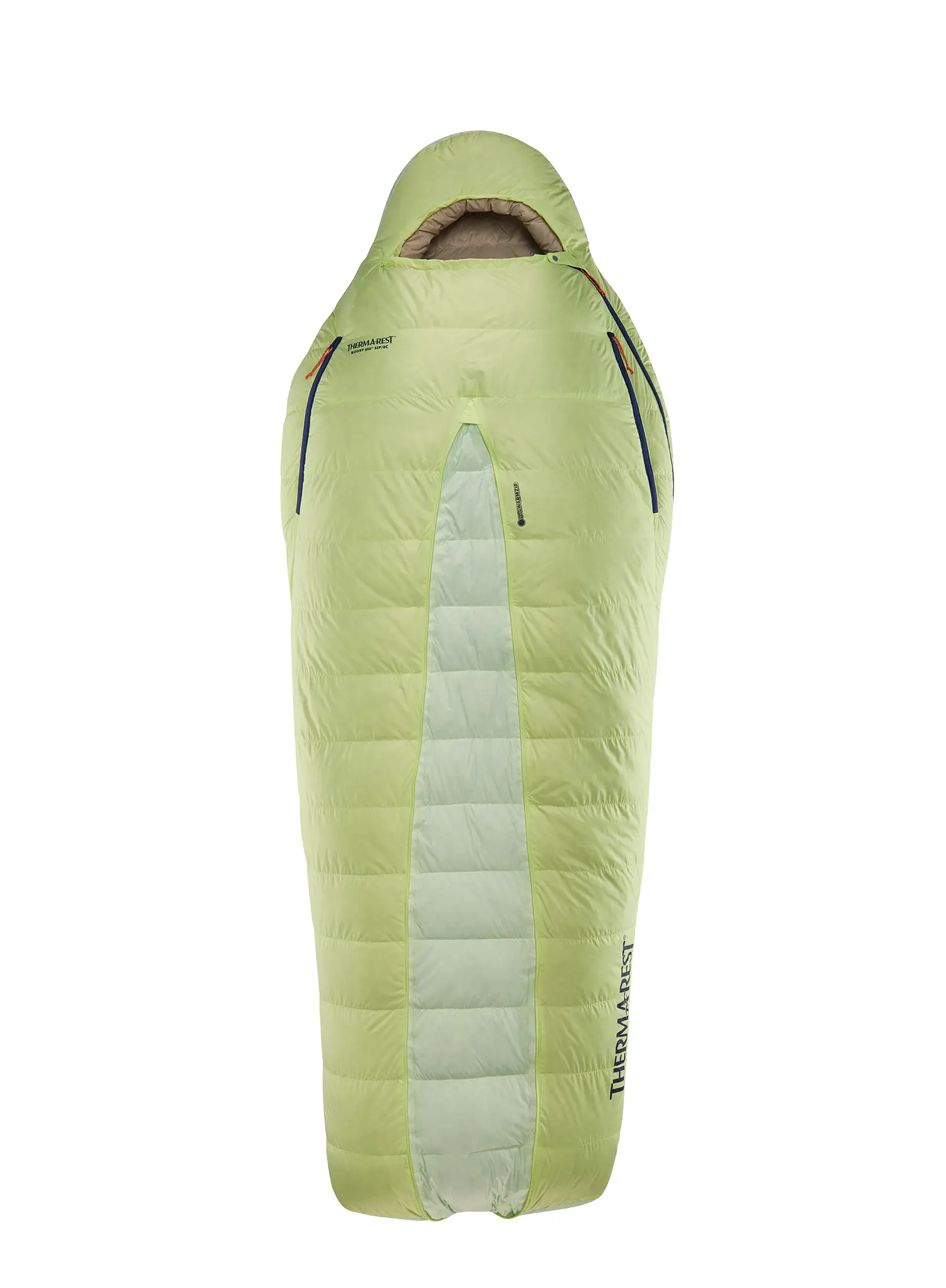 Péřový spacák Therm a Rest Boost 650 32F/0C Long (198 cm) - mead green