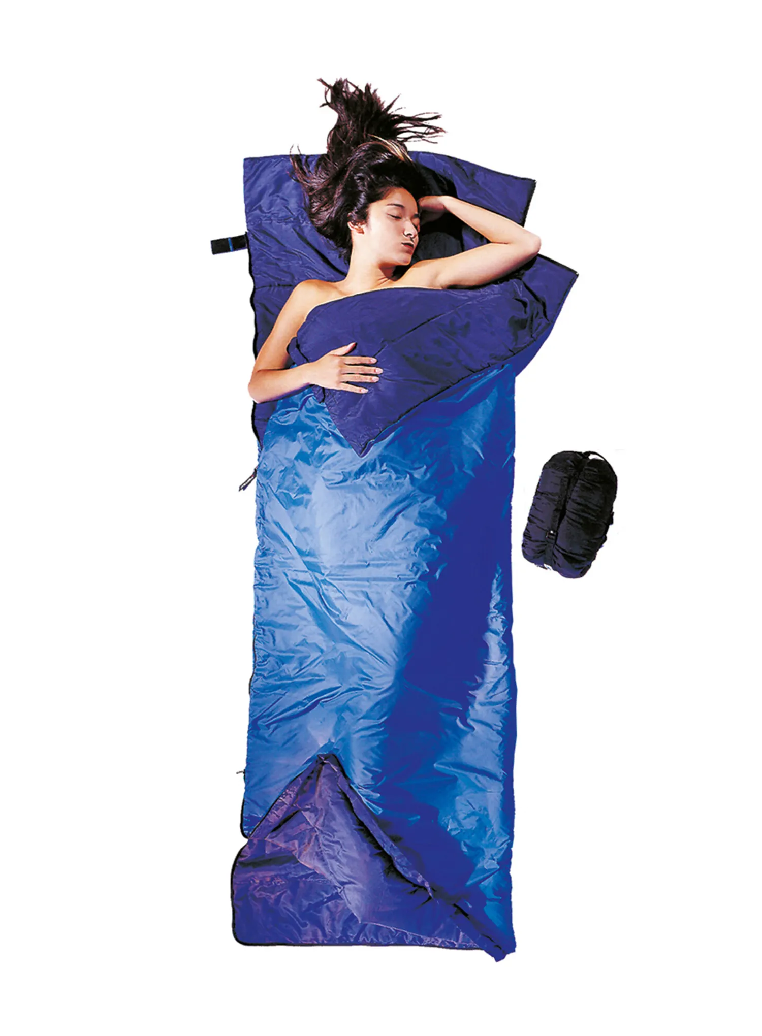 Spacák Cocoon Tropic Traveler - Silk Regular (180 cm) - royal blue/tuareg