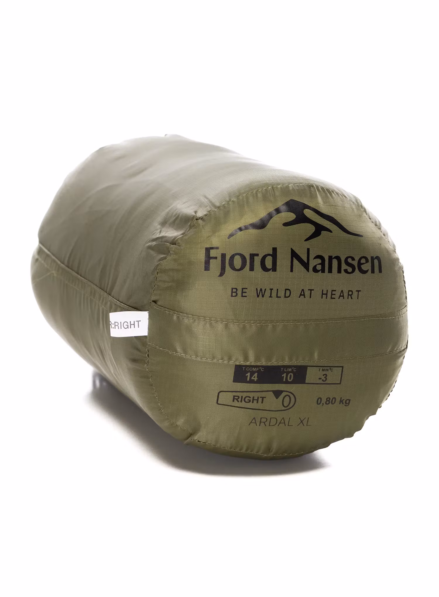 Spacák Fjord Nansen Ardal XL SBS (200 cm) - olive drab
