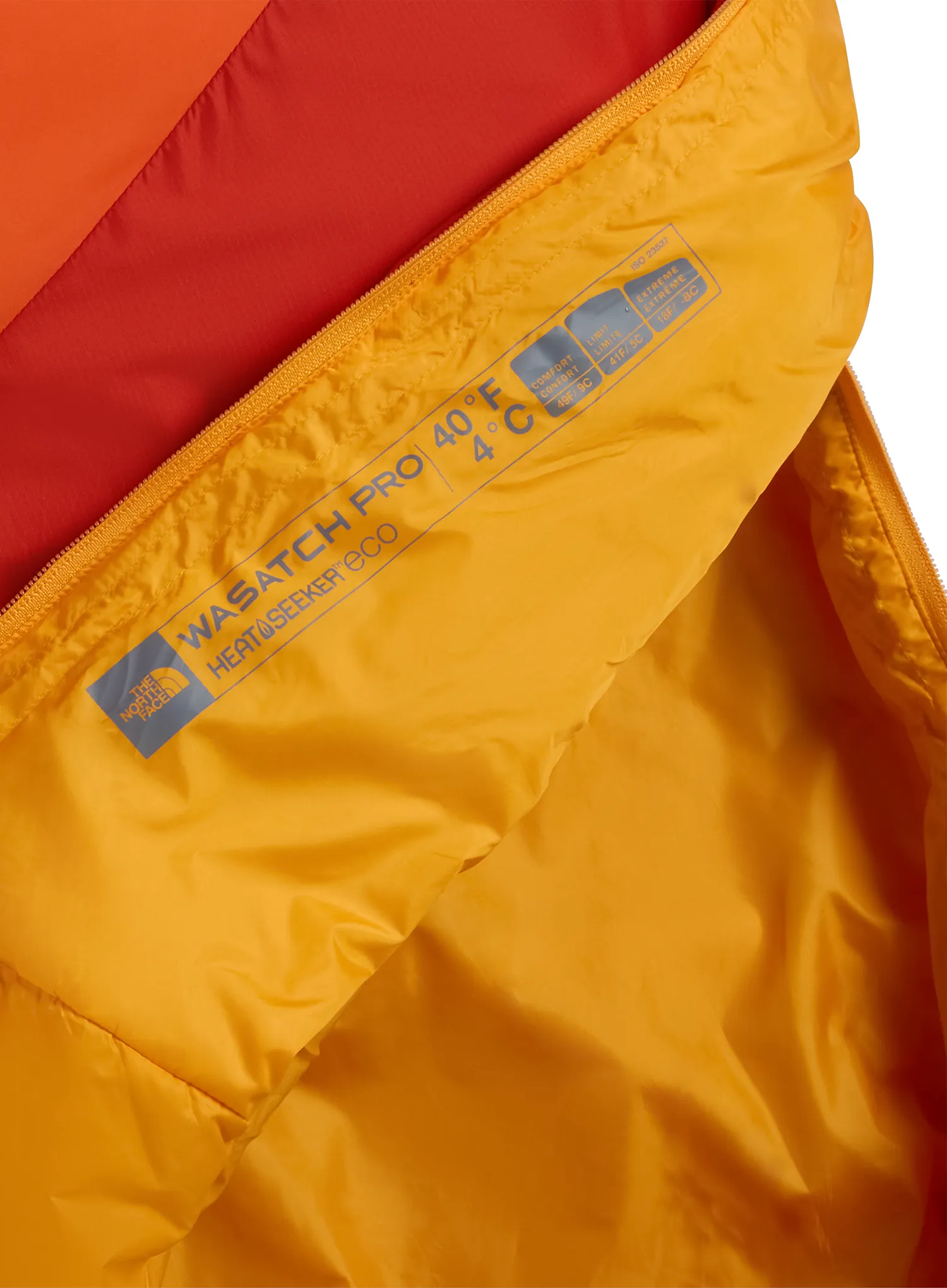 Spacák The North Face Wasatch 4°C Regular (183 cm) - zion orange/persian orange