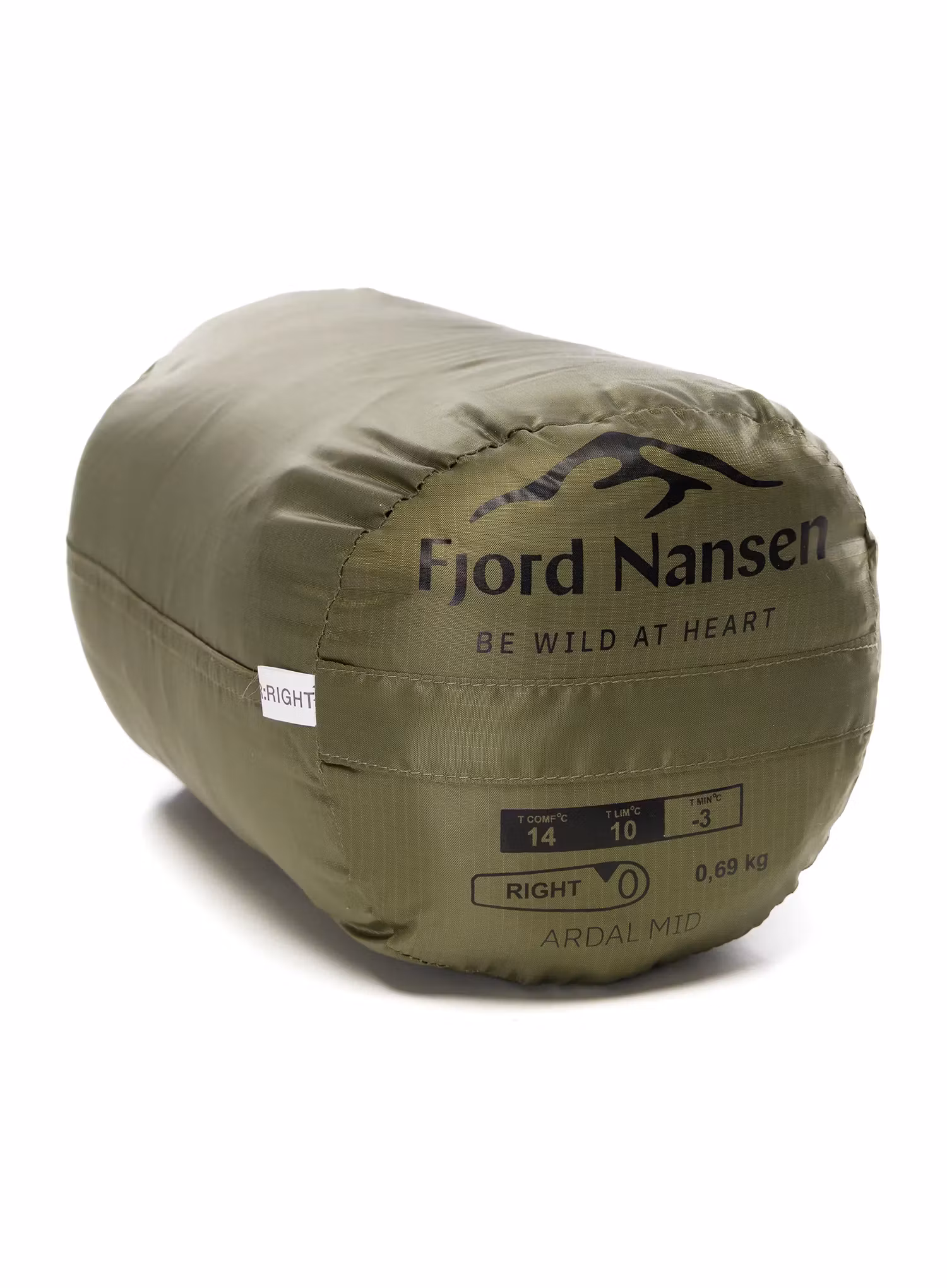 Spací pytel Fjord Nansen Ardal Mid SBS (178 cm) - olive drab