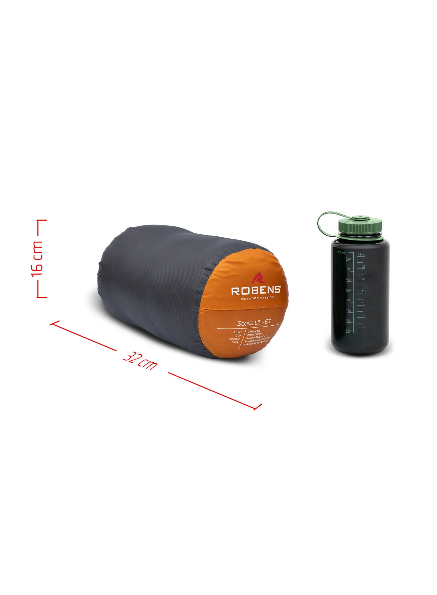 Spací pytel Robens Scoria UL -6C Regular (180 cm) - orange