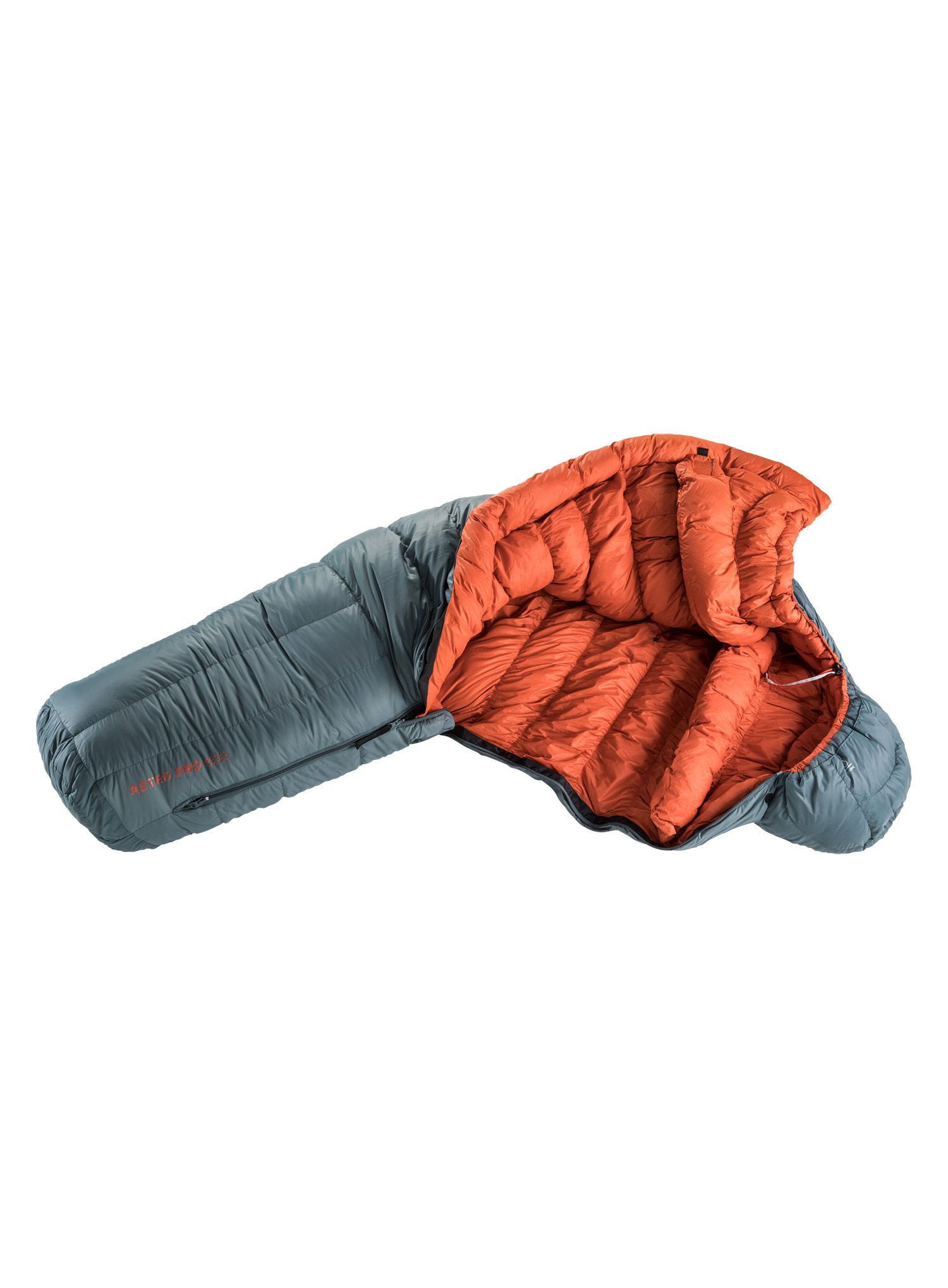 Péřový spacák Deuter Astro Pro 600 EL (200 cm) - teal/paprika