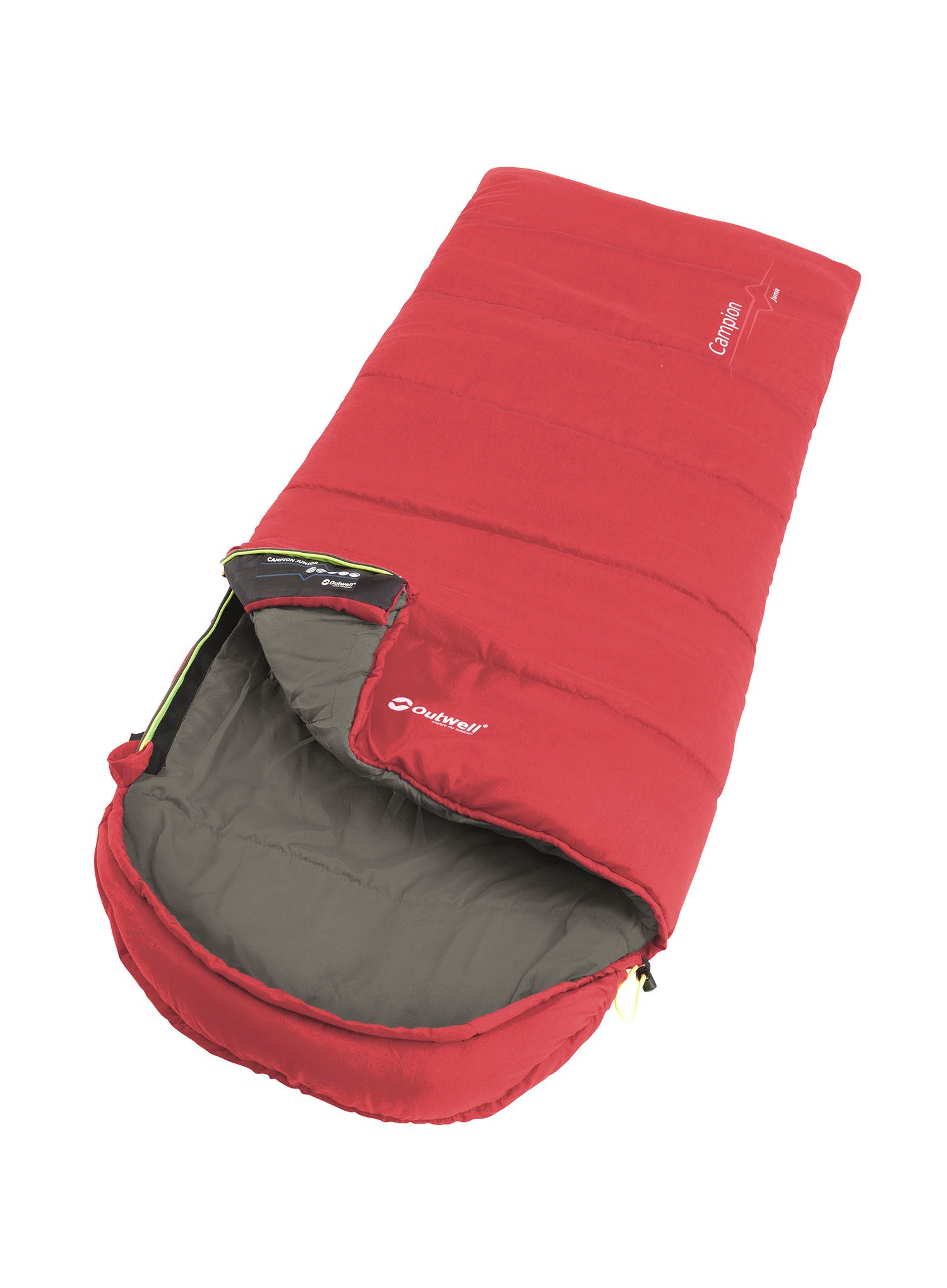 Dětský spacák Outwell Campion Junior (140 cm) - red