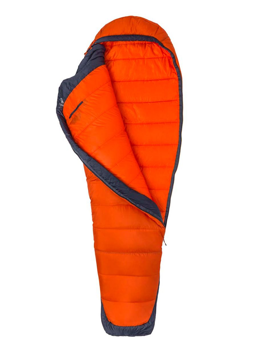 Spacák Marmot Trestles Elite ECO 0 Long (198 cm) - orange/dark steel