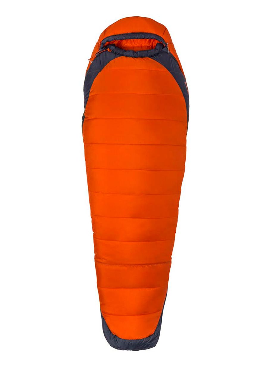 Spacák Marmot Trestles Elite ECO 0 Long (198 cm) - orange/dark steel