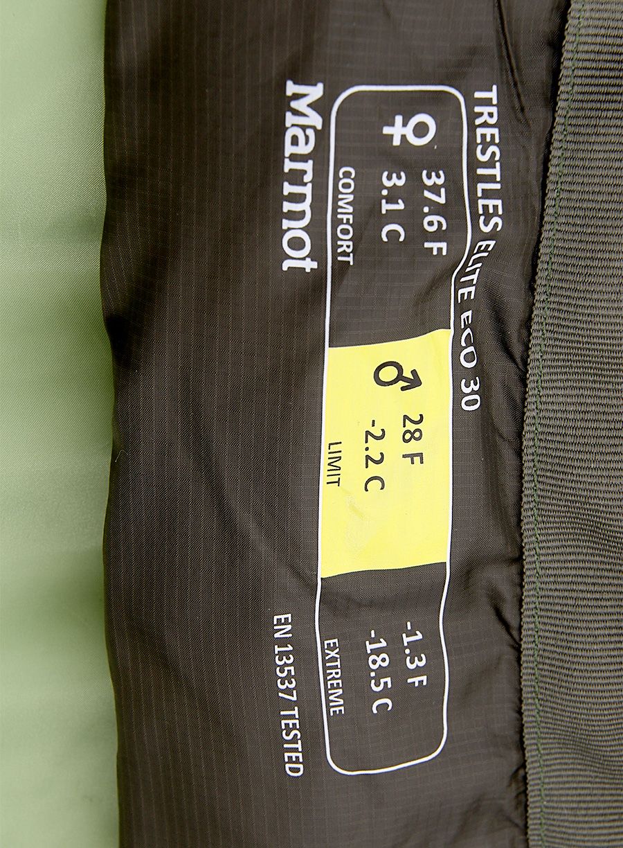 Spacák Marmot Trestles Elite Eco 30 (183 cm) - vine green/forest night