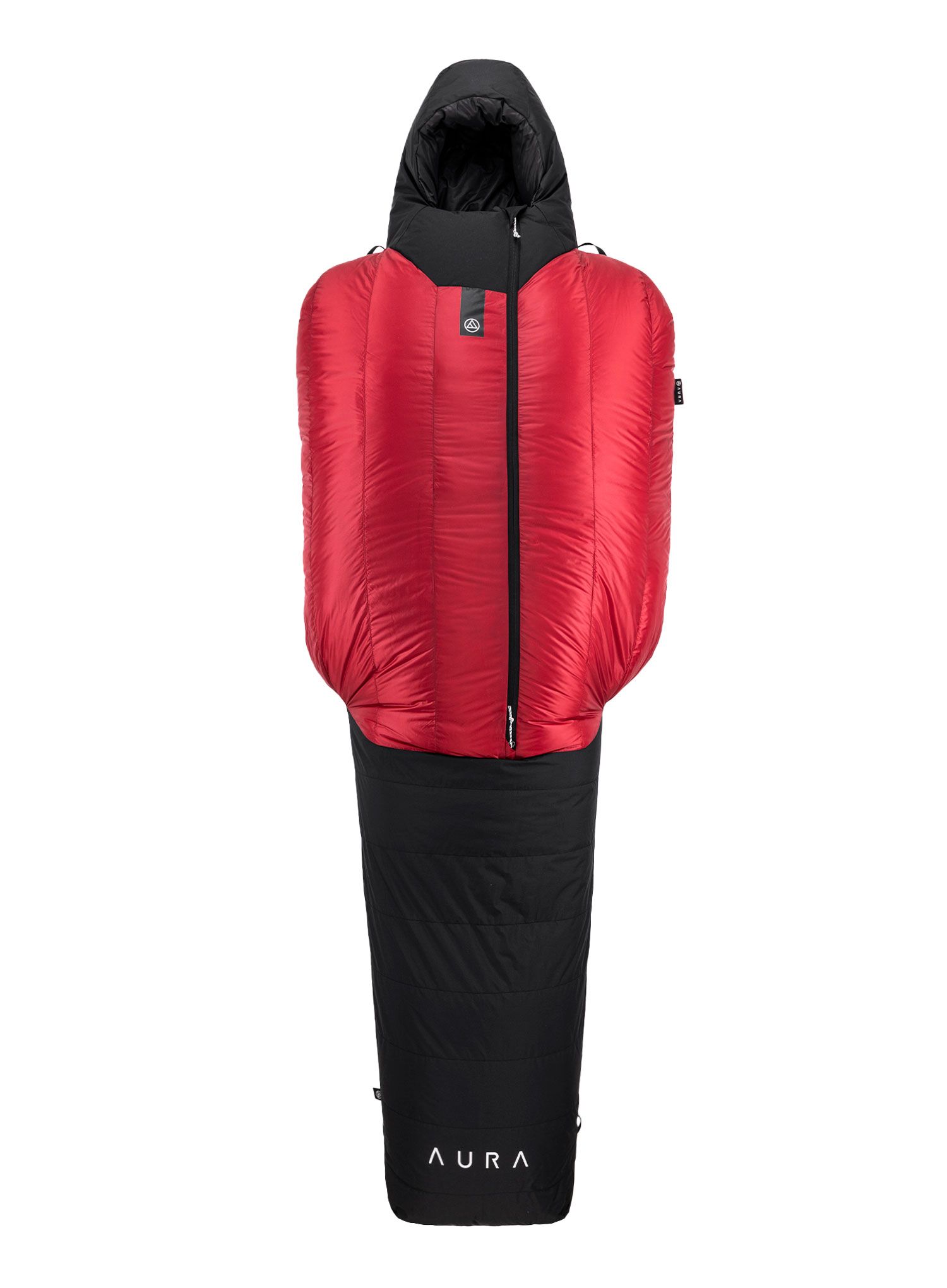 Spacák péřovy Aura X 600 800 cuin (195 cm) - chilli/black