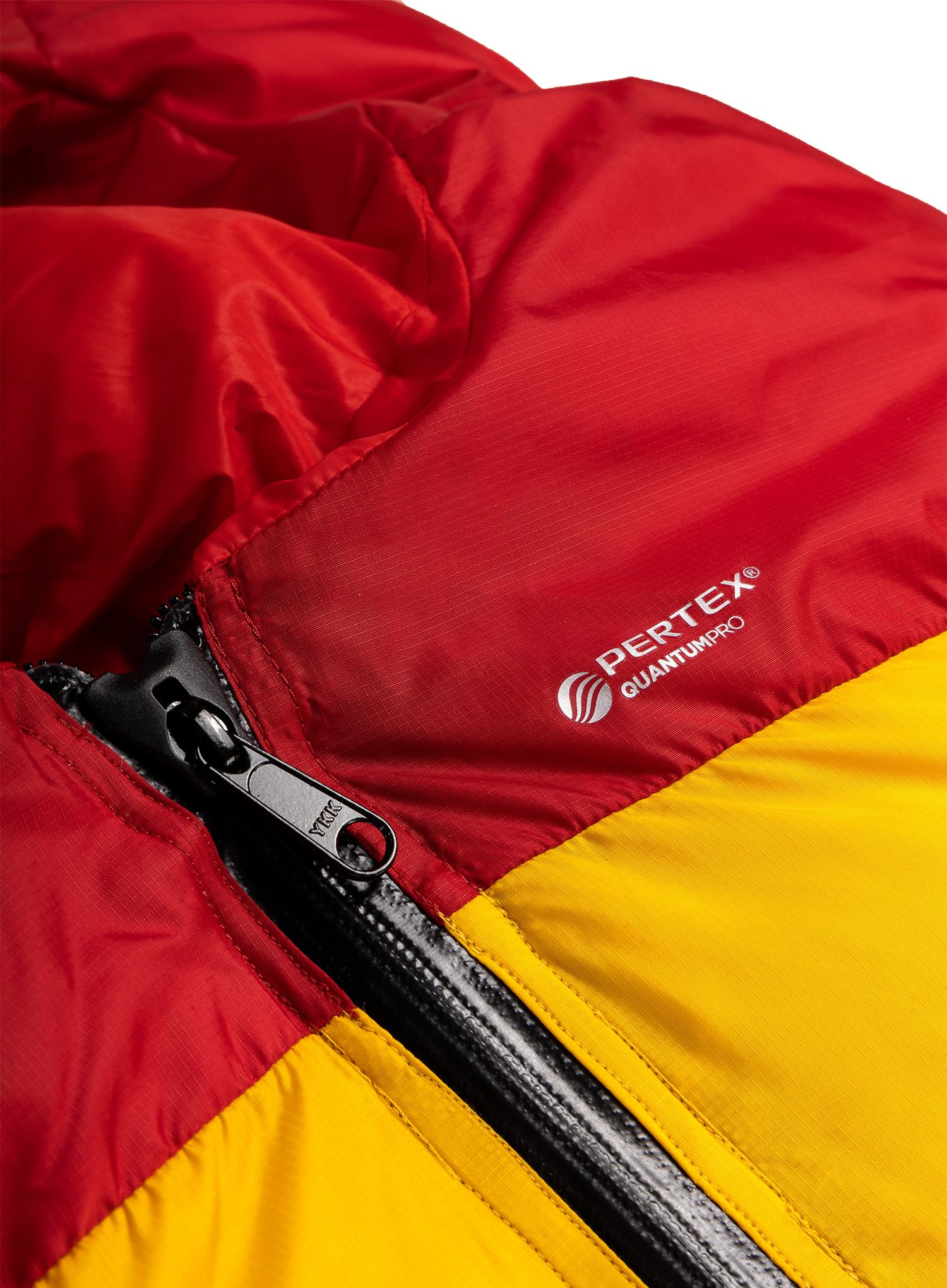 Péřový spacák Małachowski 1000 Guide Pro (188 cm) - yellow/red