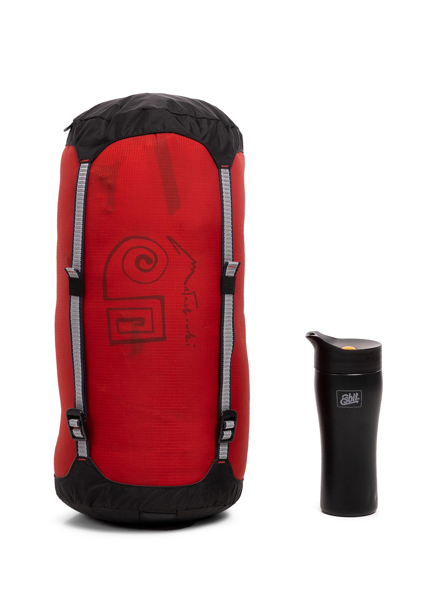 Péřový spacák Małachowski 1000 Guide Pro (200 cm) - yellow/red