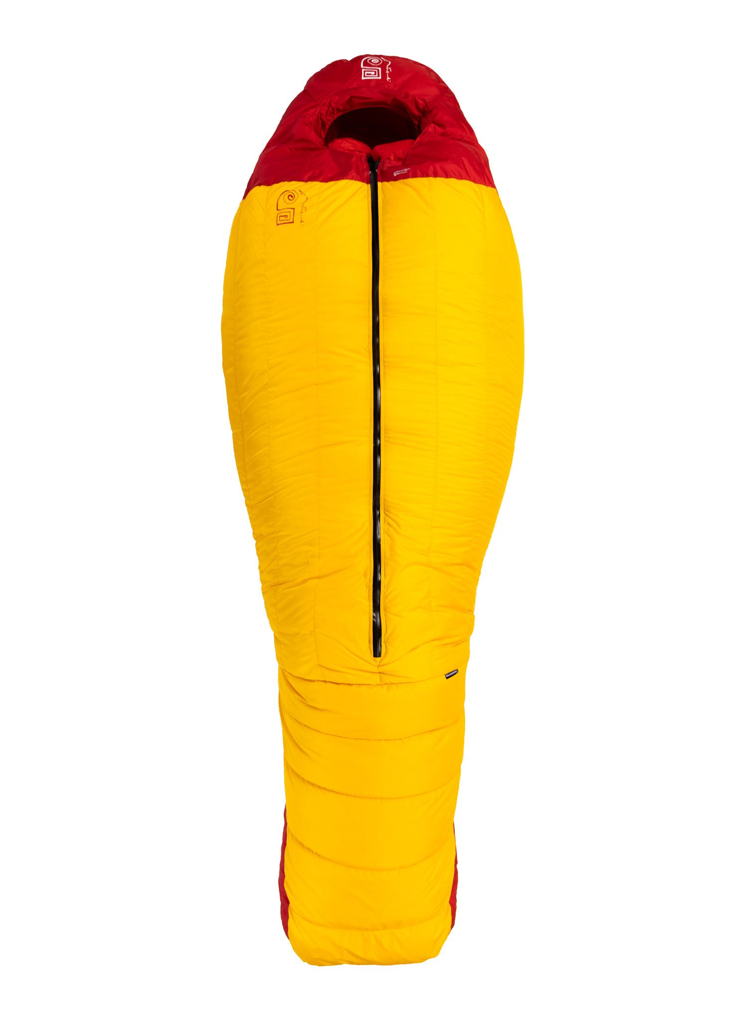 Péřový spacák Małachowski 1000 Guide Pro (200 cm) - yellow/red
