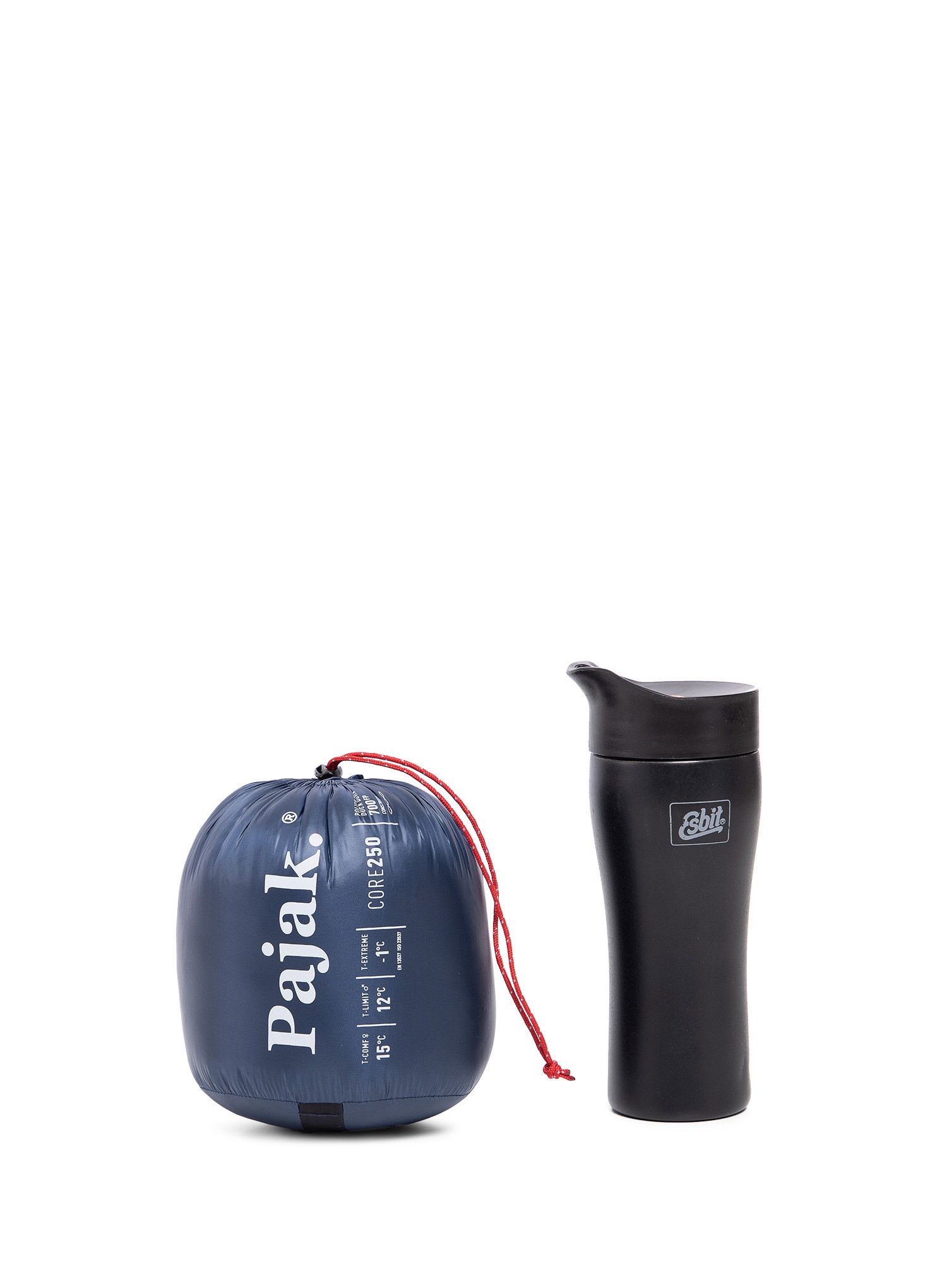 Péřový spacák Pajak Core 250 (165 cm) - navy