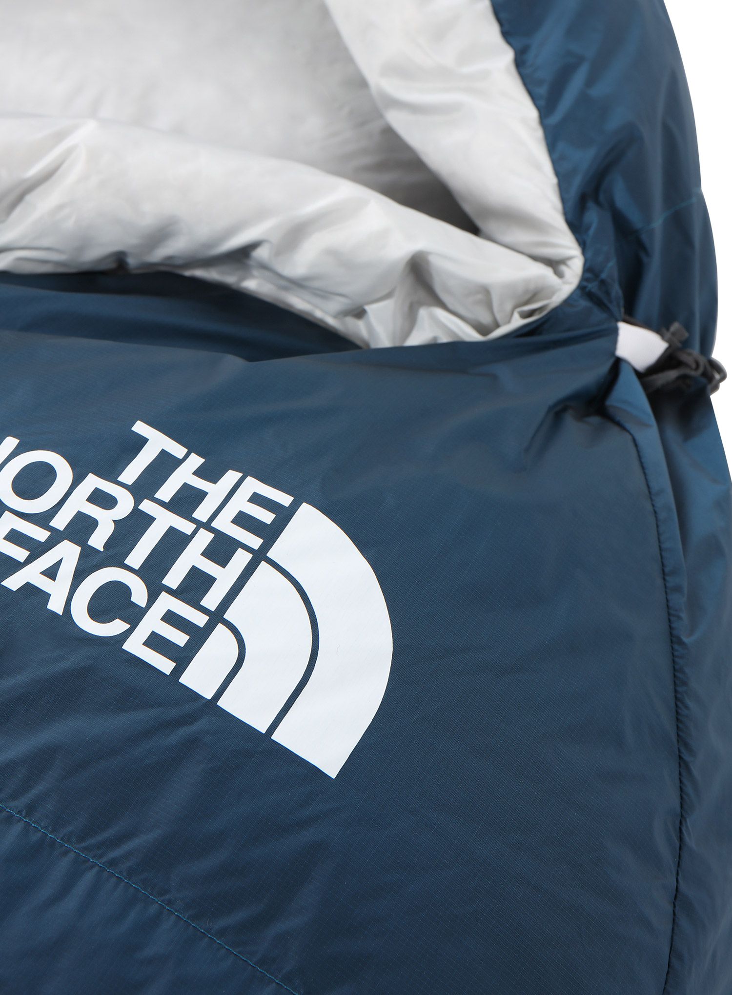 Péřový spacák The North Face Blue Kazoo Eco (183cm) - banff blue/grey