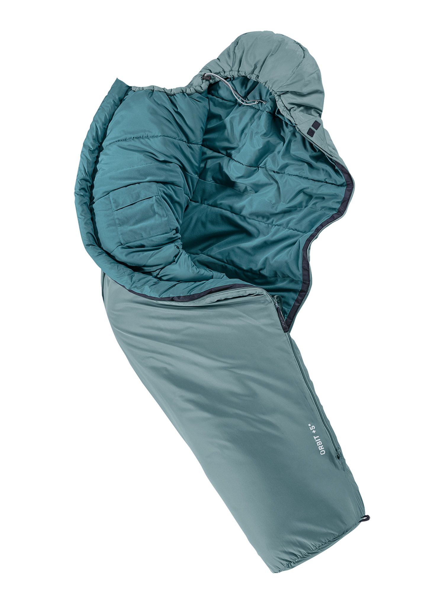 Dámský syntetický spací pytel Deuter Orbit +5° SL (175 cm) - shale/slateblue