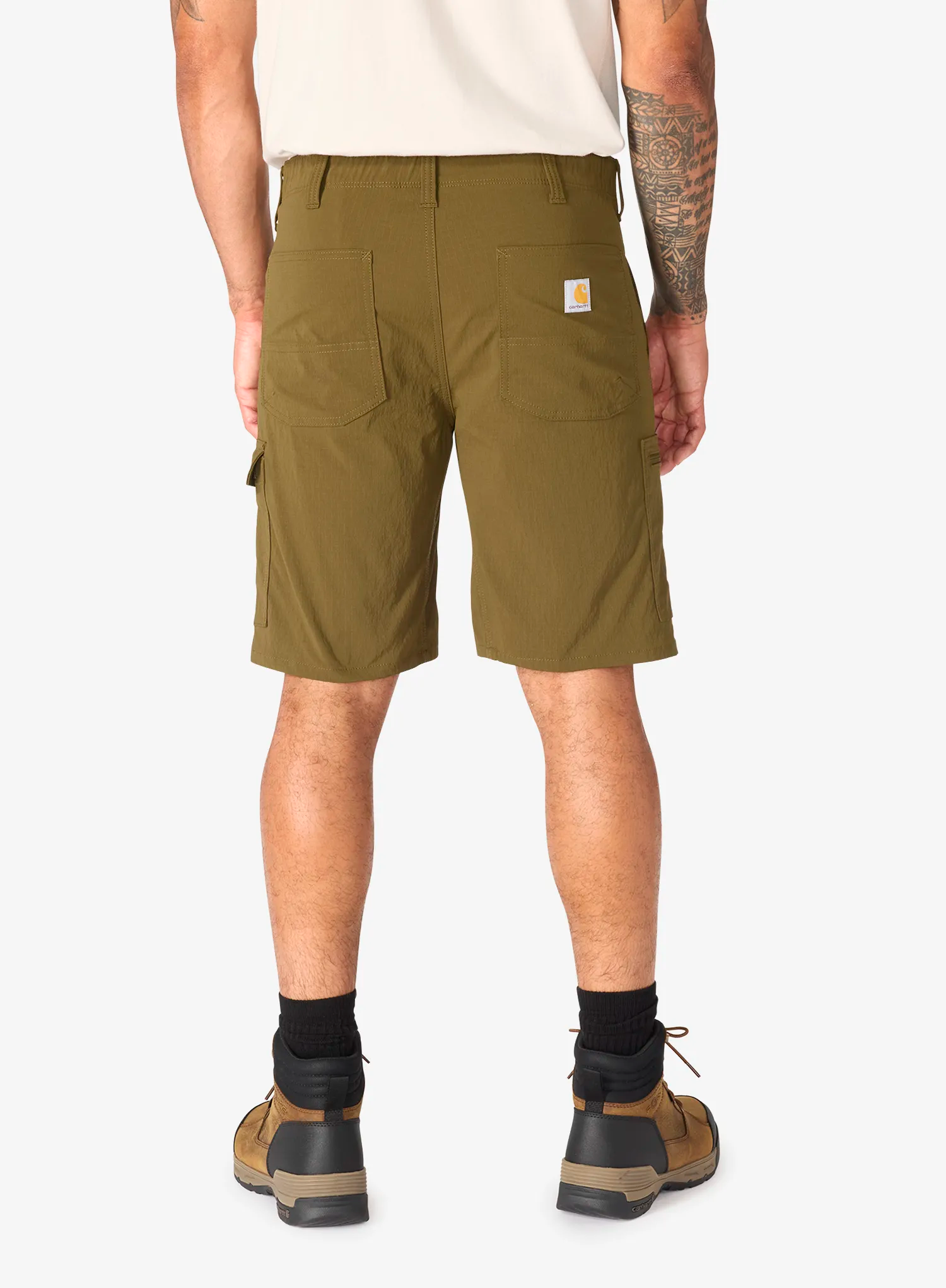 Kraťasy Carhartt Relaxed 10 Force Ripstop Cargo Short - burnished logs
