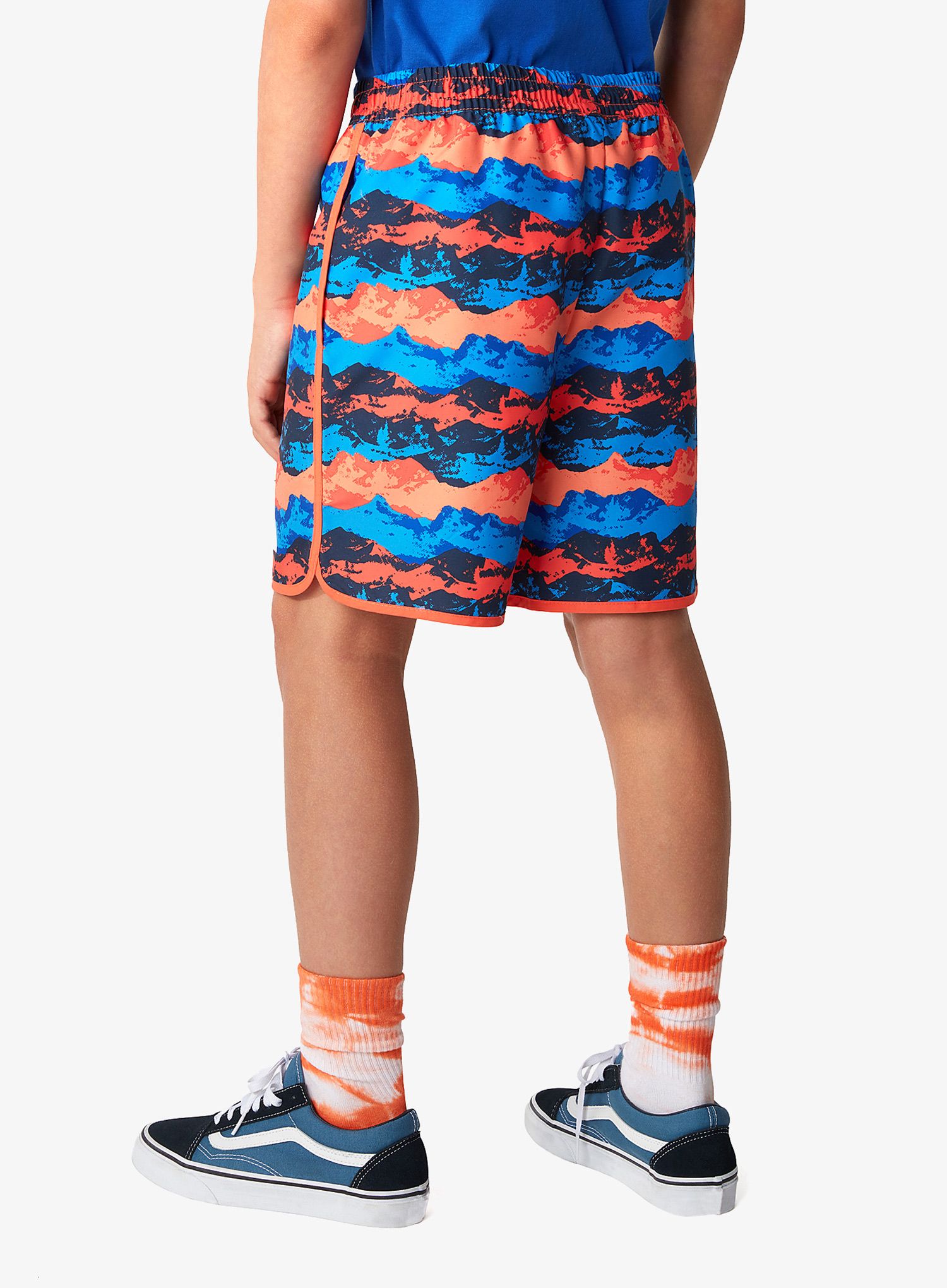 Chlapecké kraťasy The North Face Amphibious Class V Short - orange print