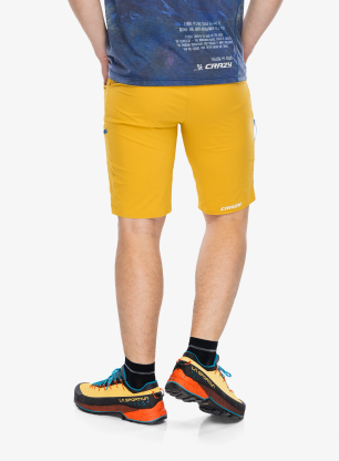 Kraťasy Crazy Short Traverse - sulfur/black