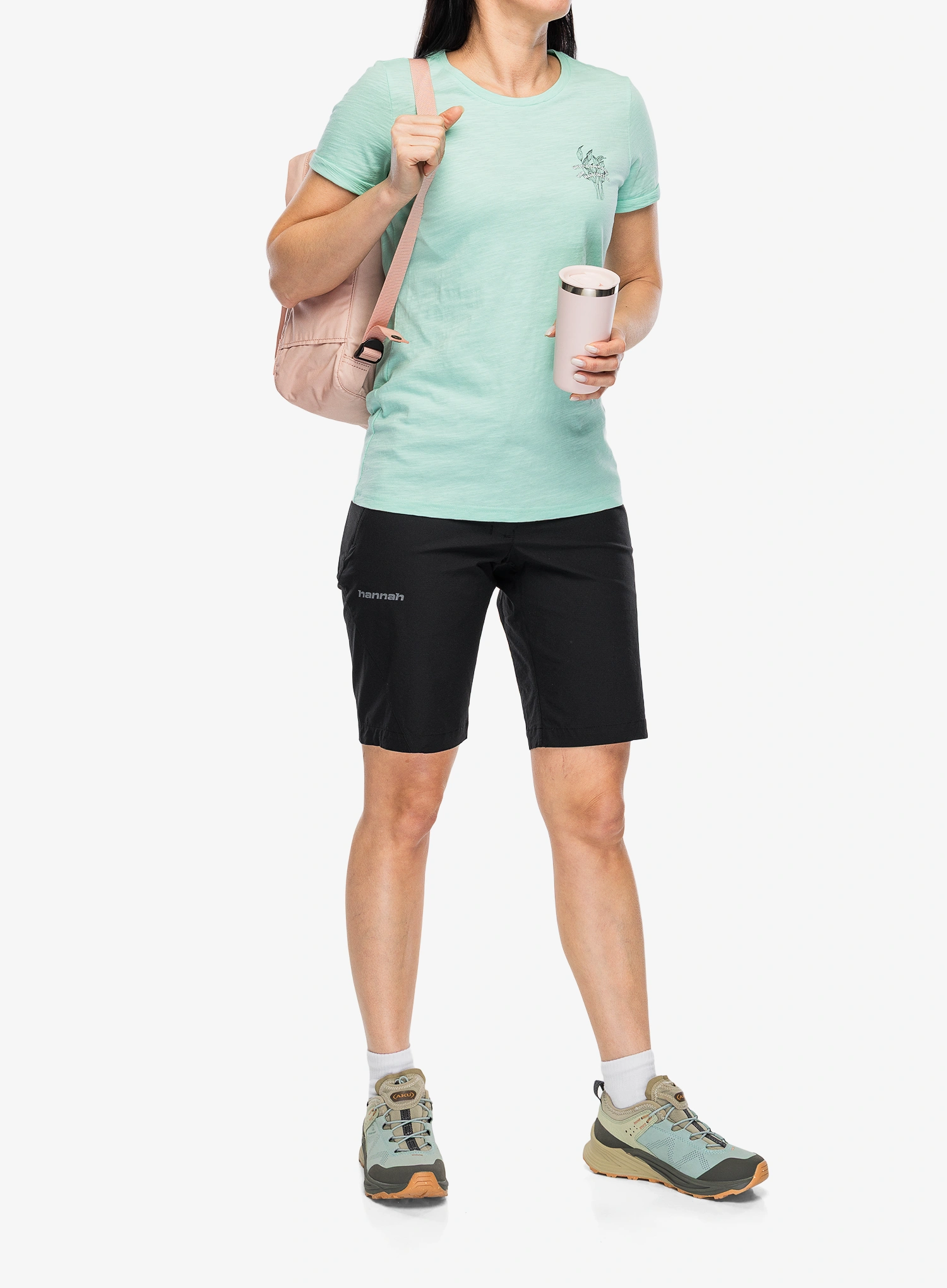 Kraťasy dámské Hannah Atta Shorts - anthracite