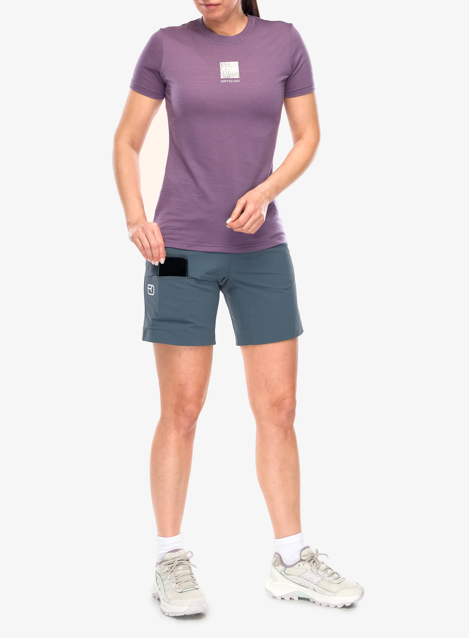 Kraťasy dámské Ortovox Brenta Shorts - dark arctic grey