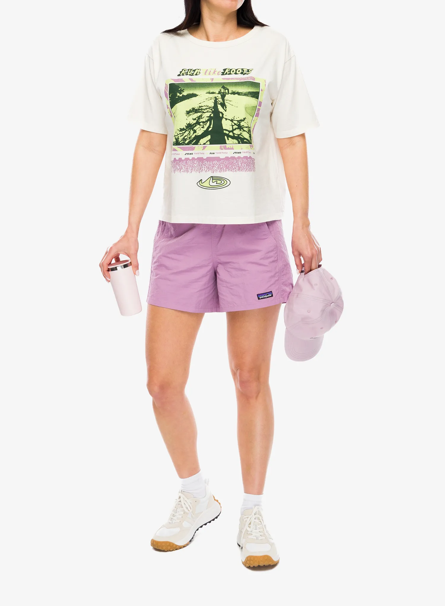 Kraťasy dámské Patagonia Baggies Shorts 5 - light violet