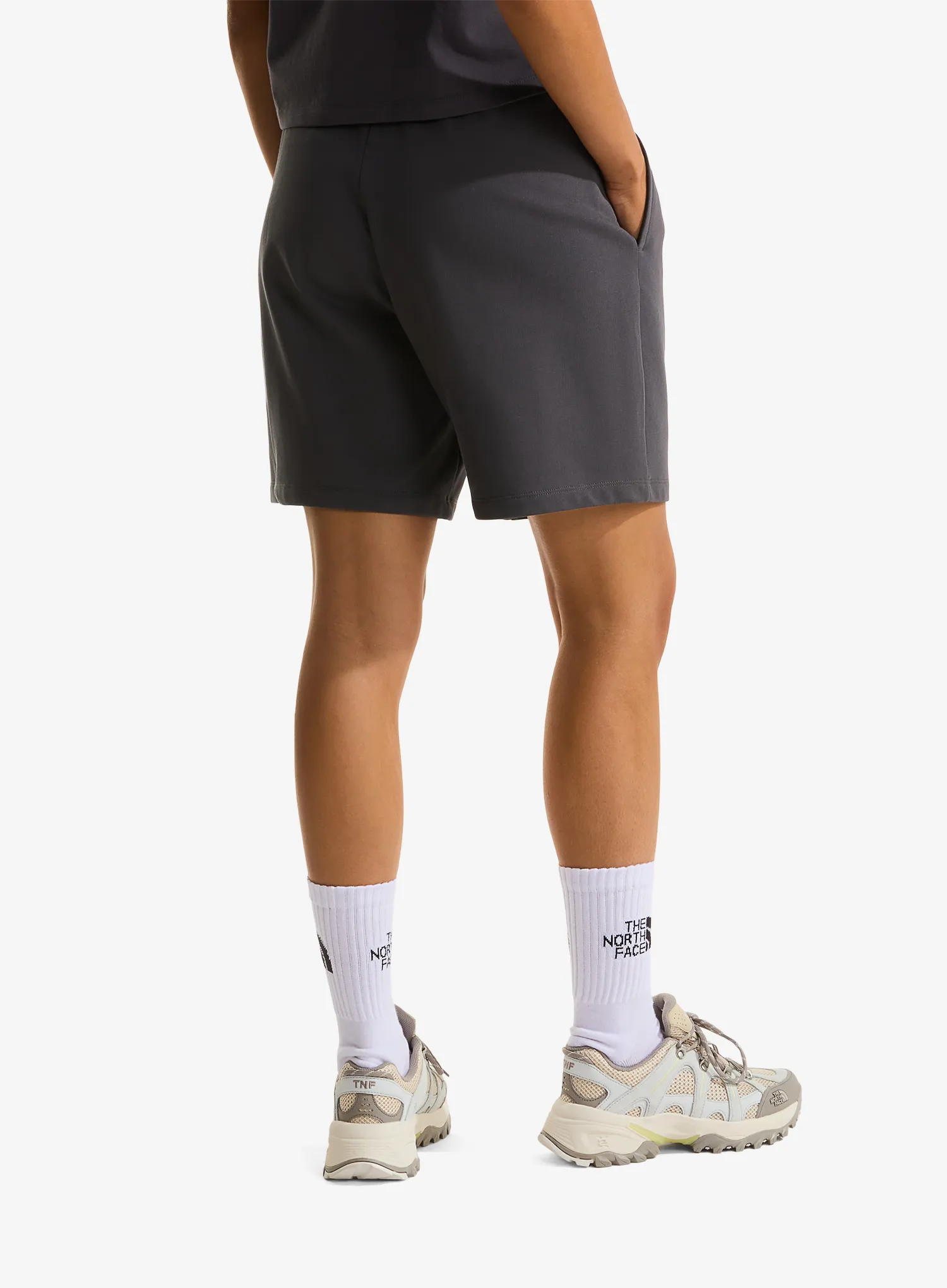 Kraťasy dámské The North Face Essential Light Relaxed Shorts - anthracite grey