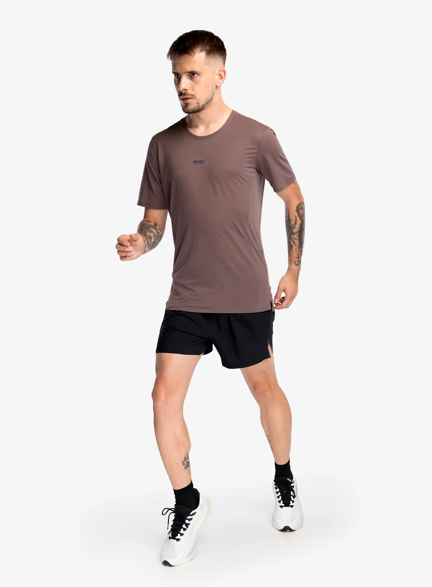 Běžecké kraťasy Brooks Cascadia 2in1 Short - black