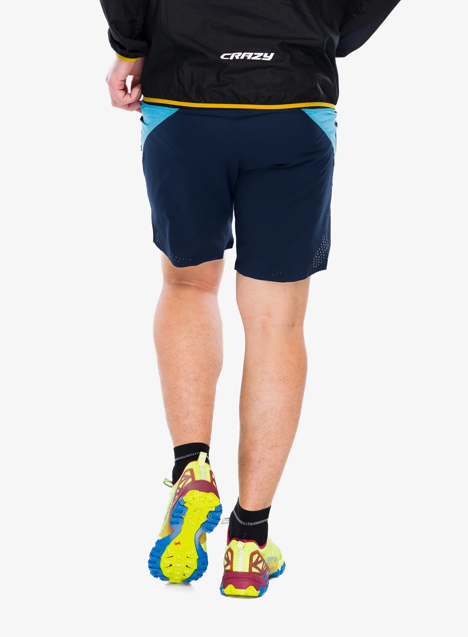 Běžecké kraťasy Crazy Short Flash - print bluette scottish