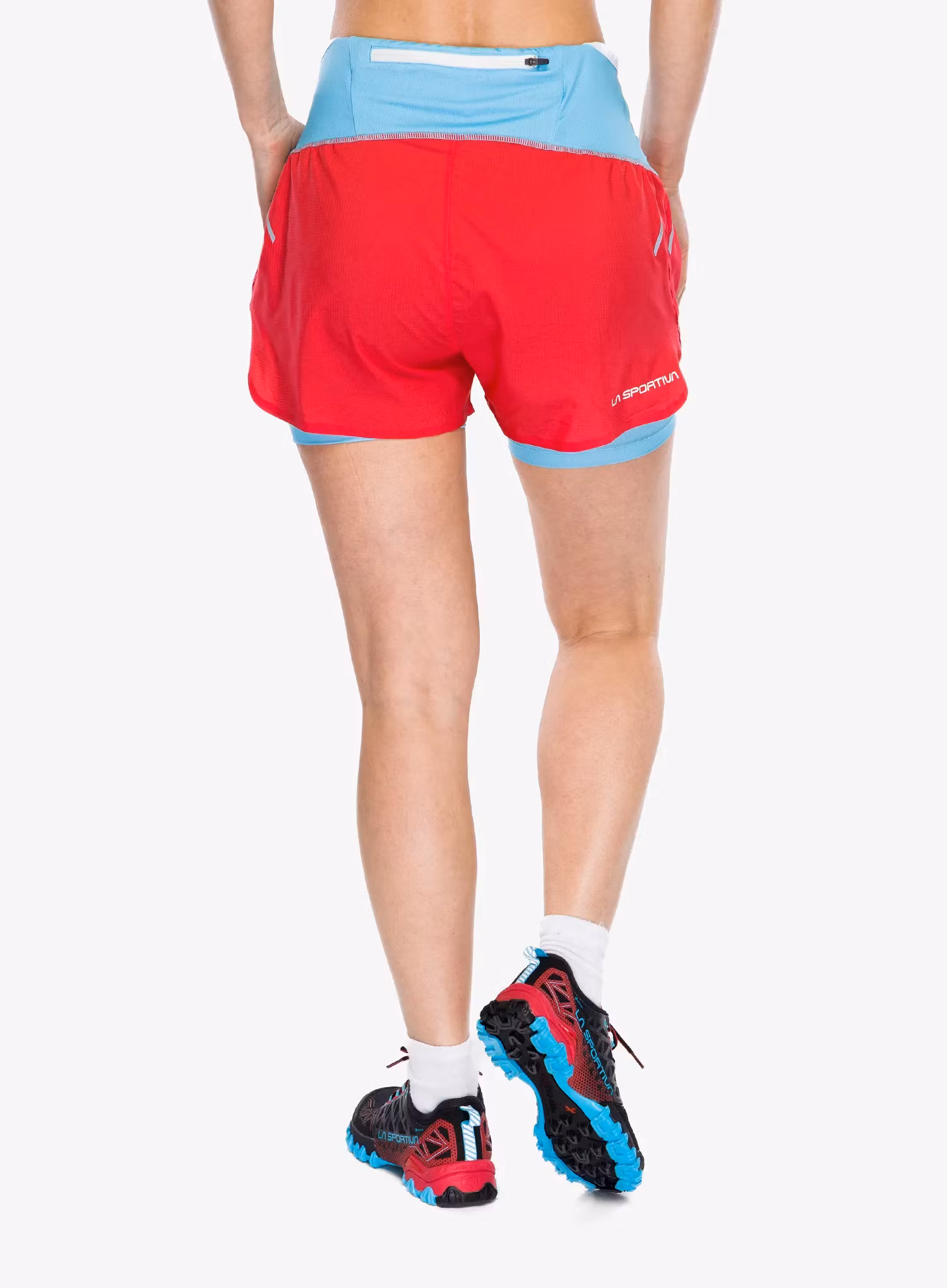 Běžecké kraťasy dámské La Sportiva Ultra Distance Shorts - hibiscus/white
