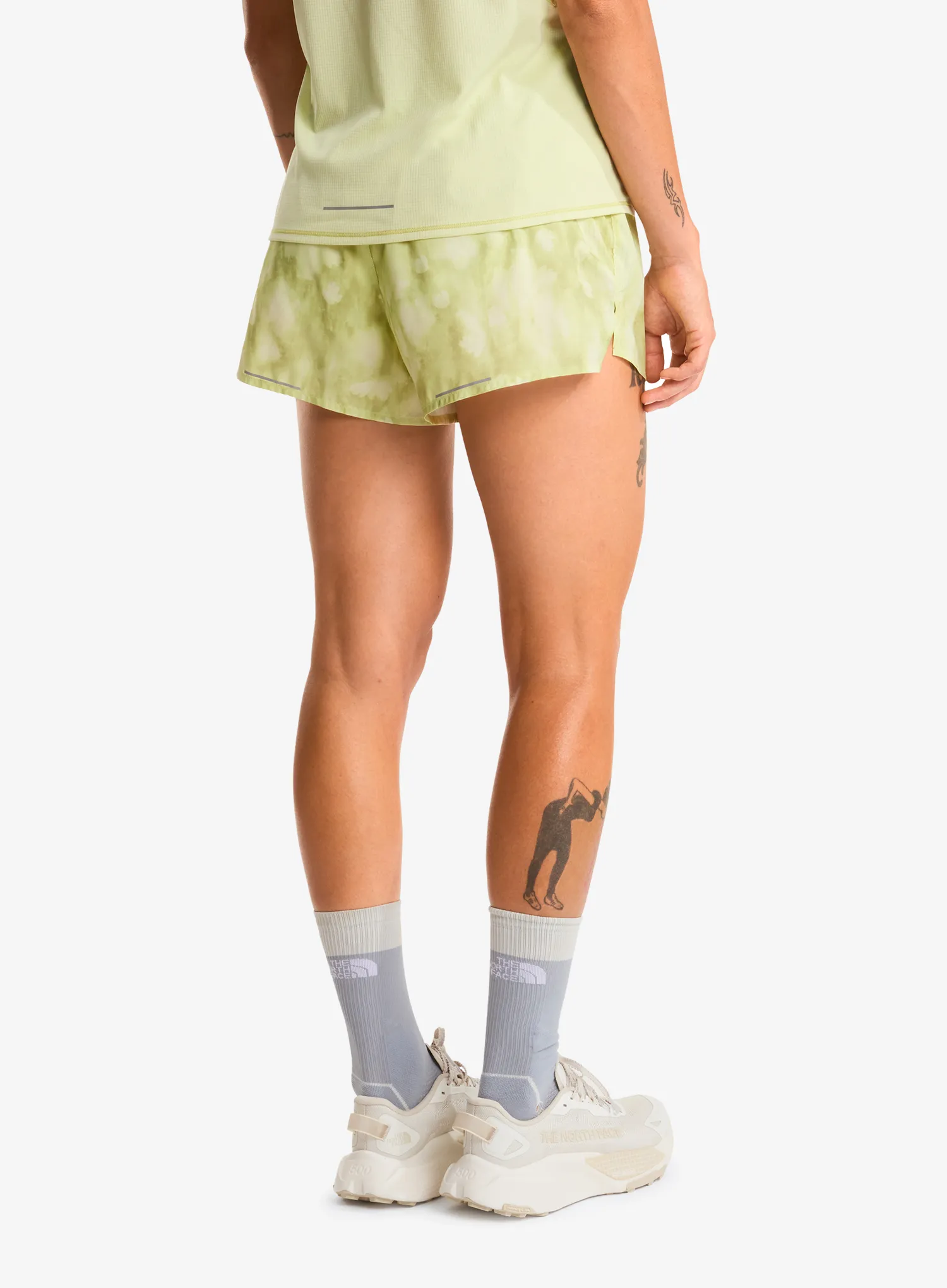 Běžecké kraťasy dámské The North Face Sunriser Short 3in - lemon mist