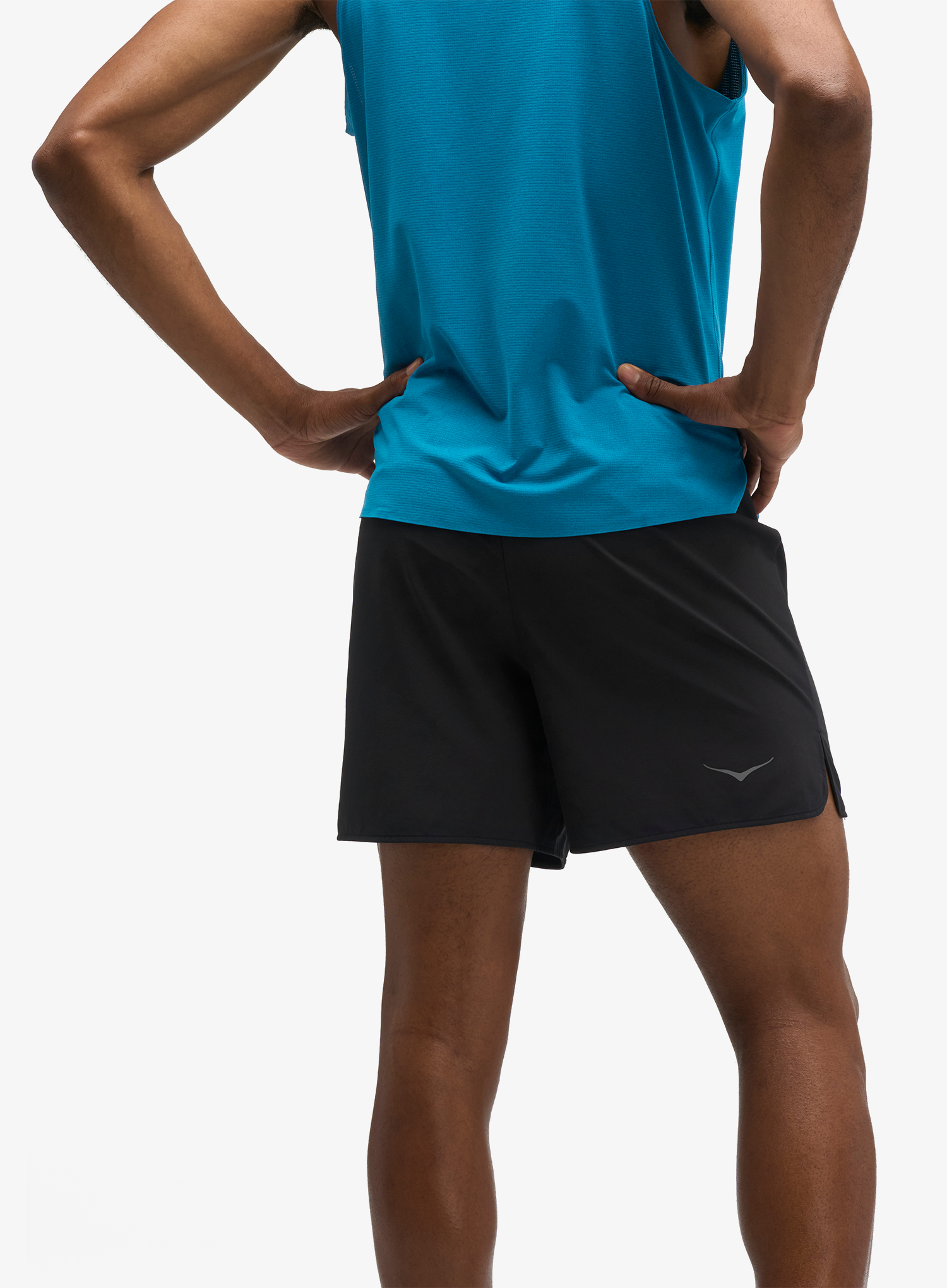 Běžecké kraťasy Hoka Glide Short 5 Brief - black