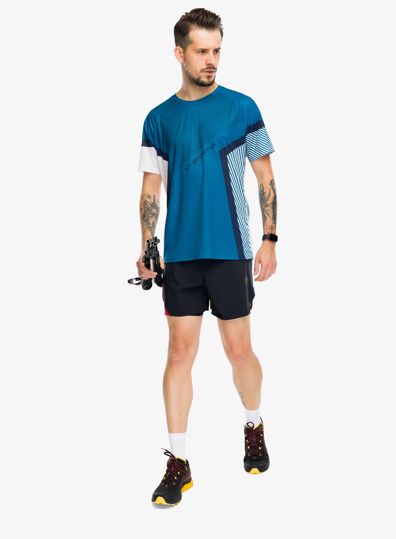 Běžecké kraťasy La Sportiva Flow 5in Short - black/yellow