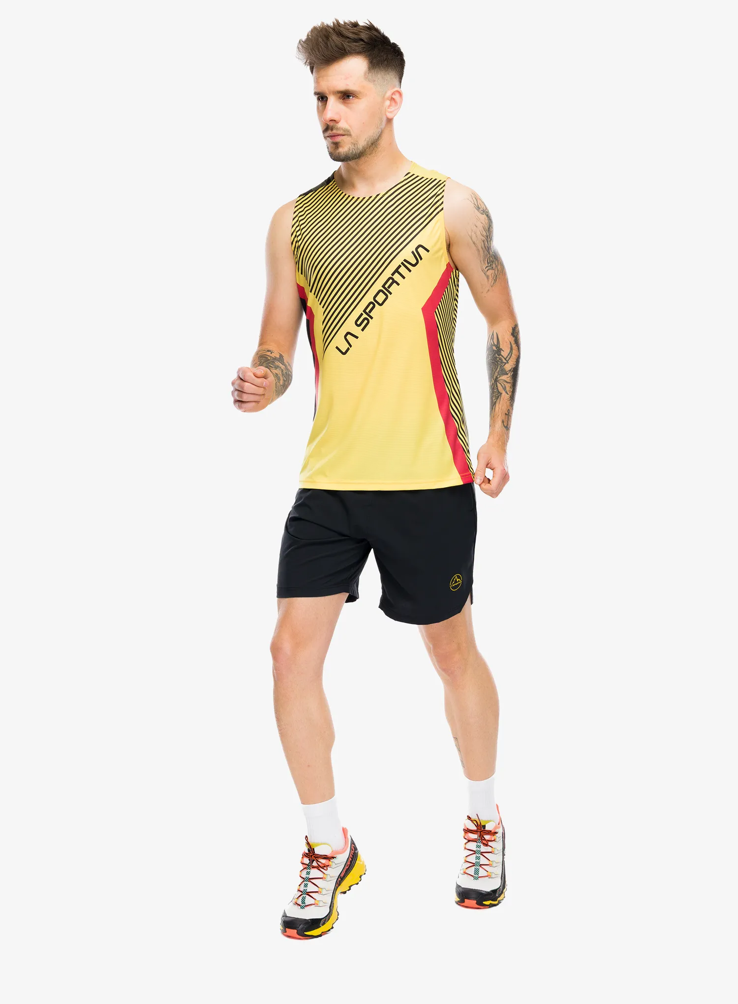 Běžecké kraťasy La Sportiva Pure 7in Short - black/yellow