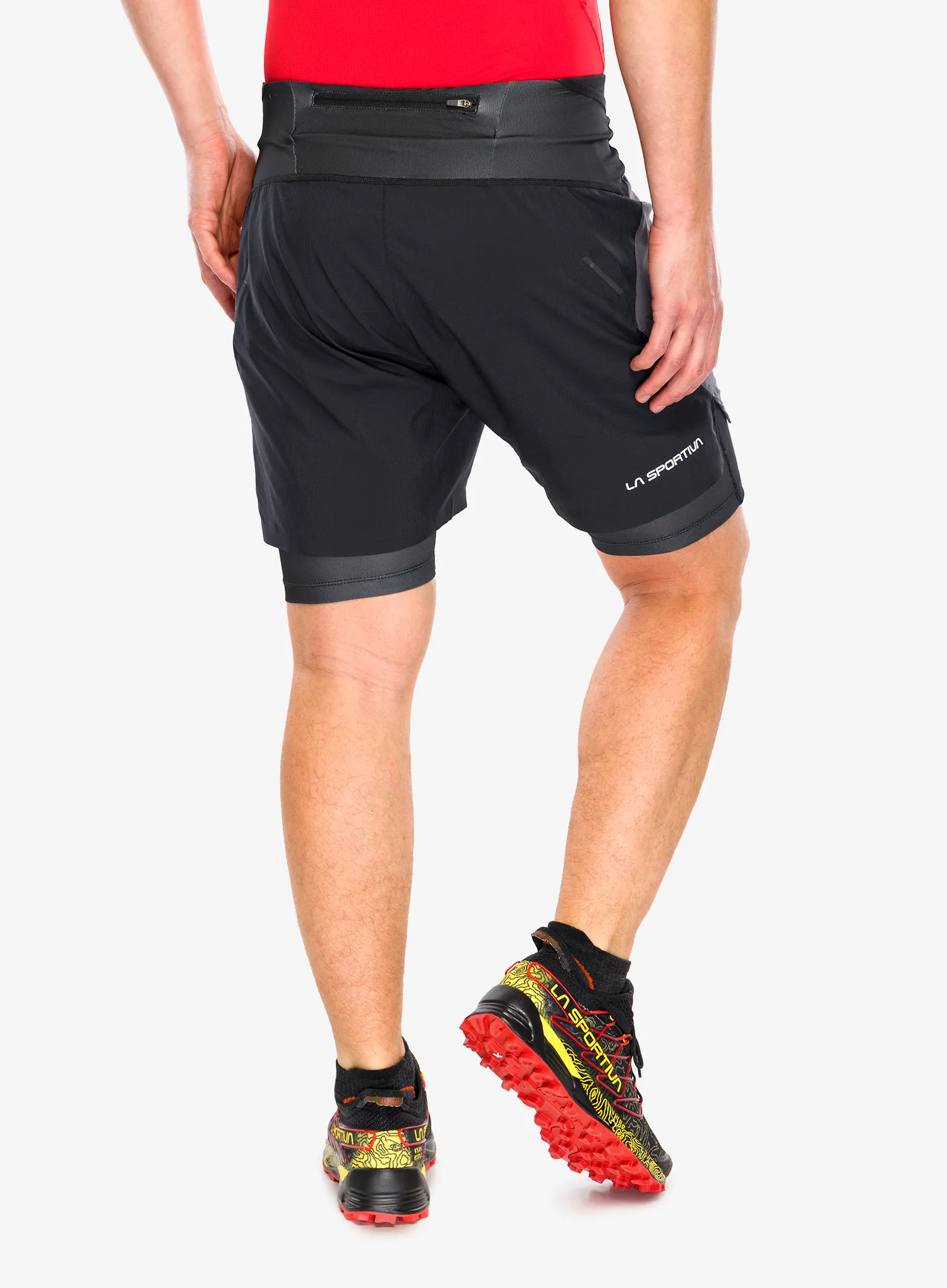 Běžecké kraťasy La Sportiva Ultra Distance Shorts - onyx/chalk