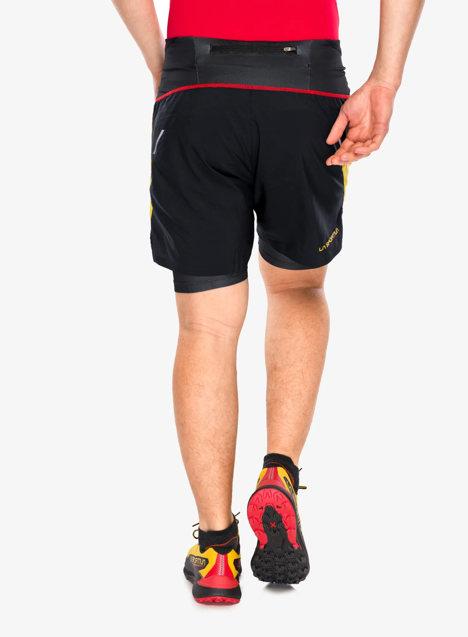 Běžecké kraťasy La Sportiva Ultra Distance Shorts - yellow/black