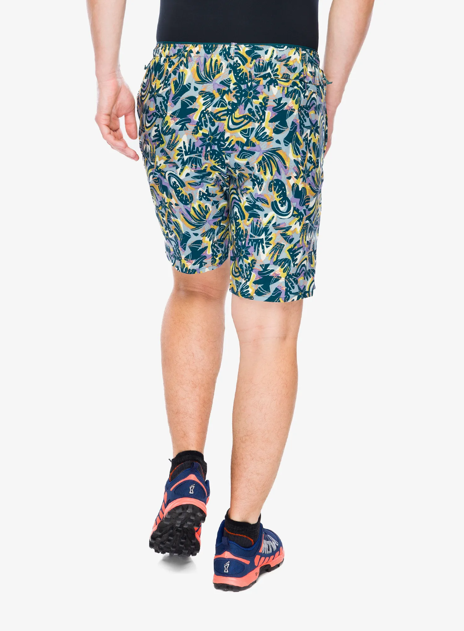 Běžecké kraťasy Patagonia Multi Trails Shorts 8in - wild botanist/thermal blue