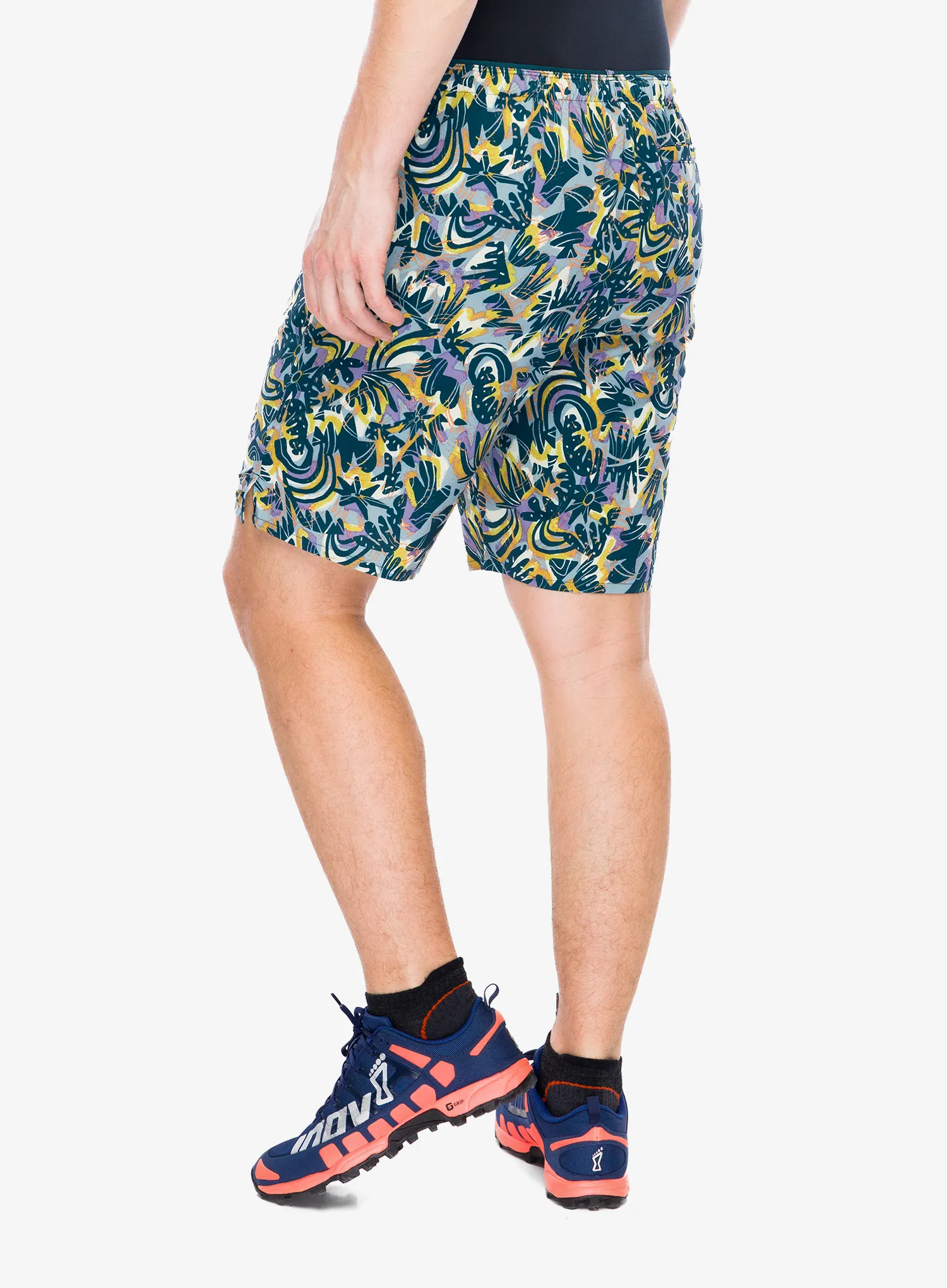 Běžecké kraťasy Patagonia Multi Trails Shorts 8in - wild botanist/thermal blue