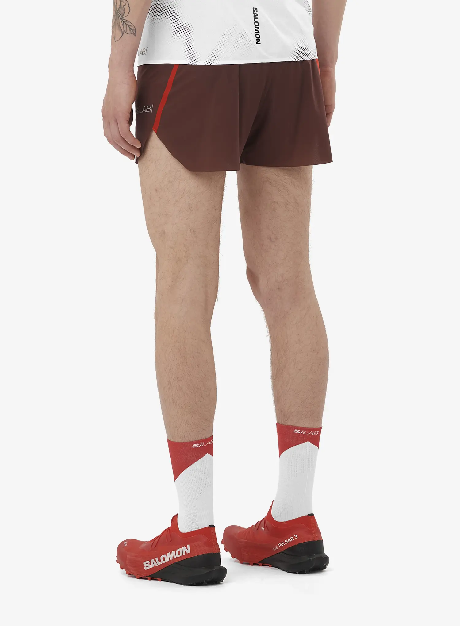 Běžecké kraťasy Salomon S/Lab Speed Spl 3 Shorts - decadent chocolate