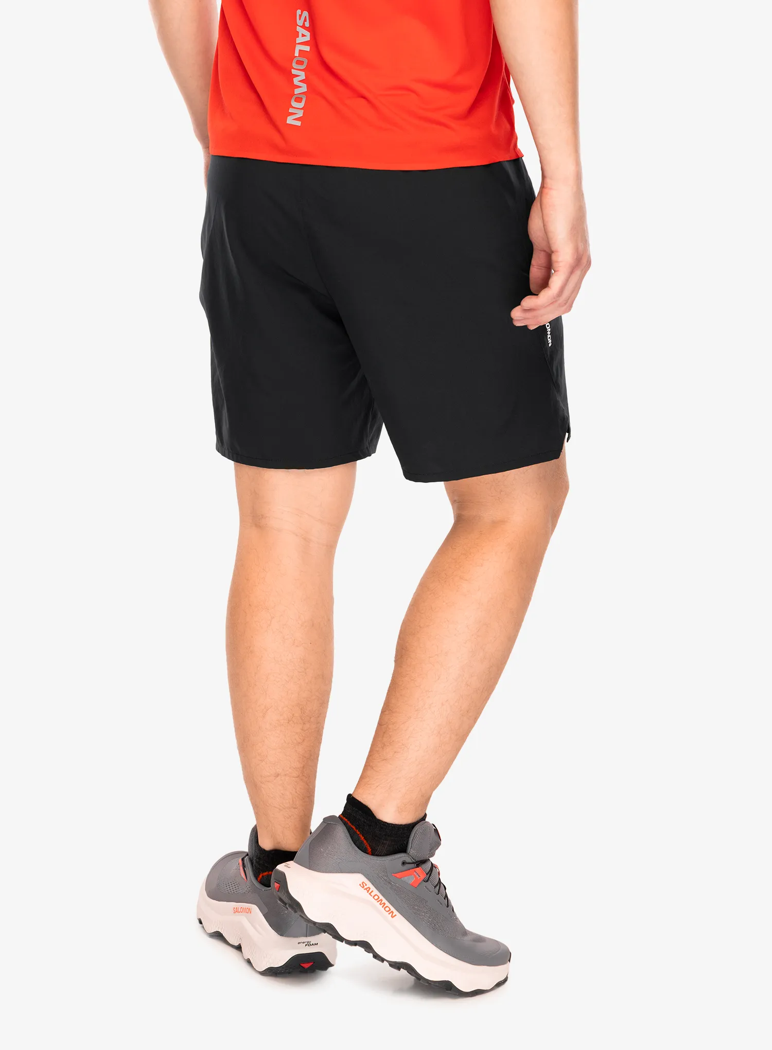 Běžecké kraťasy Salomon Shakeout Core 2in1 Shorts 7 - deep black