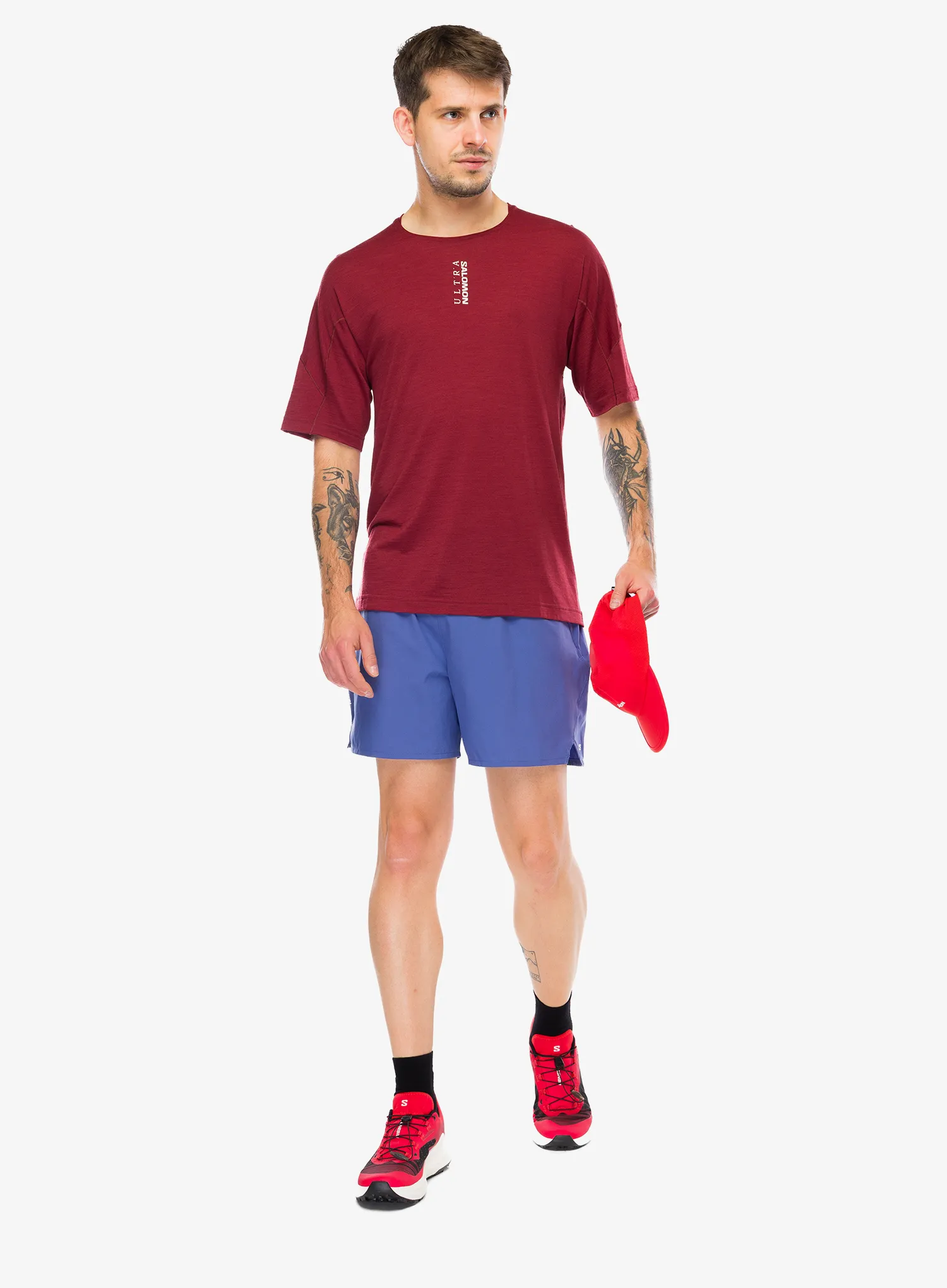 Běžecké kraťasy Salomon Shkout Core Shorts 5 - marlin