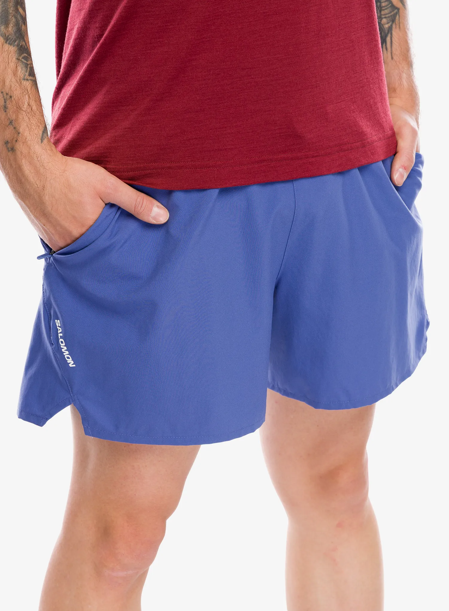 Běžecké kraťasy Salomon Shkout Core Shorts 5 - marlin