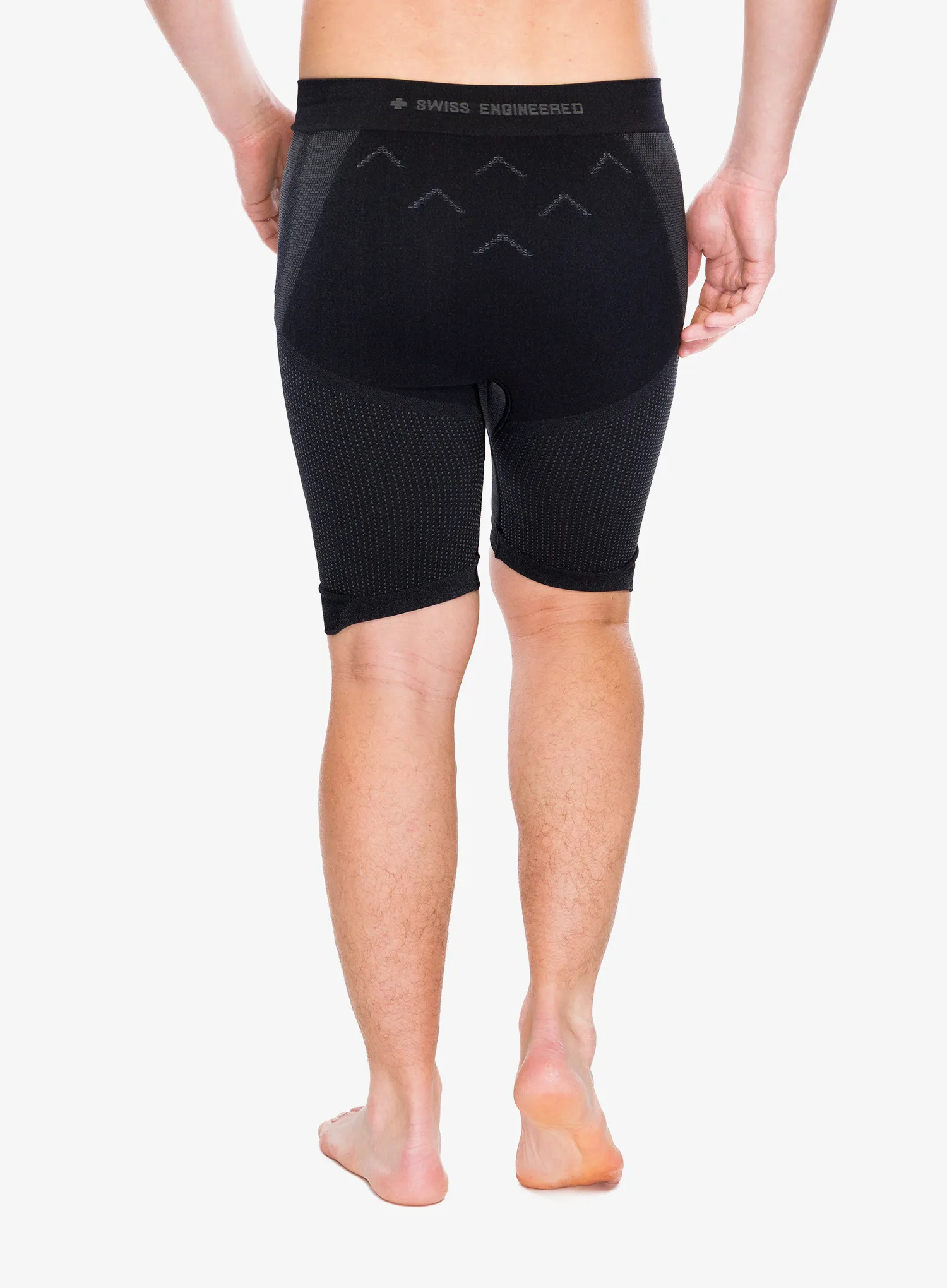 Běžecké kraťasy X-bionic Xceed Run Short Tights - x black/rhino grey