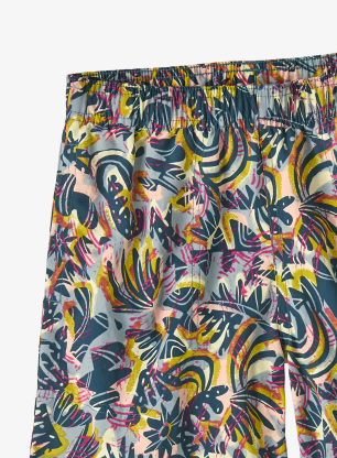 Dětské kraťasy Patagonia Baggies Shorts 7 in - wild botanist/tidal teal