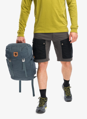 Kraťasy Fjallraven Keb Shorts - black/stone grey