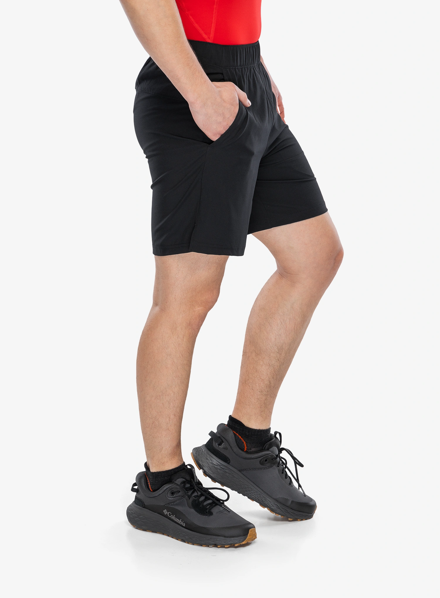 Pánské kraťasy Columbia Hike Color Block Short - black