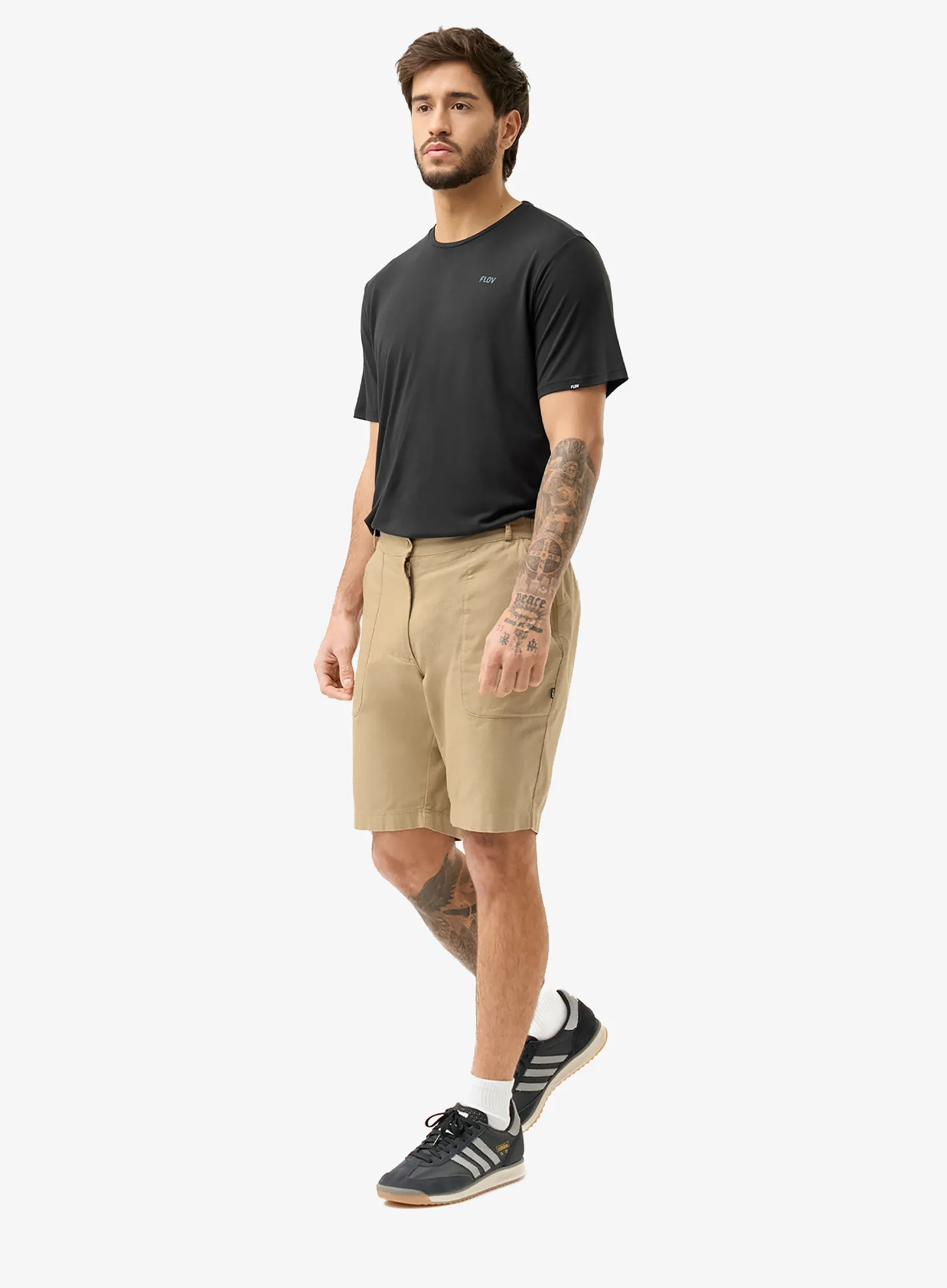 Pánské kraťasy Flov Banao Shorts - l. brown