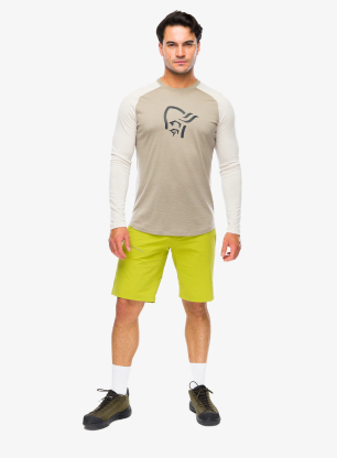 Pánské kraťasy Norrona Falketind Flex1 Shorts - golden lime